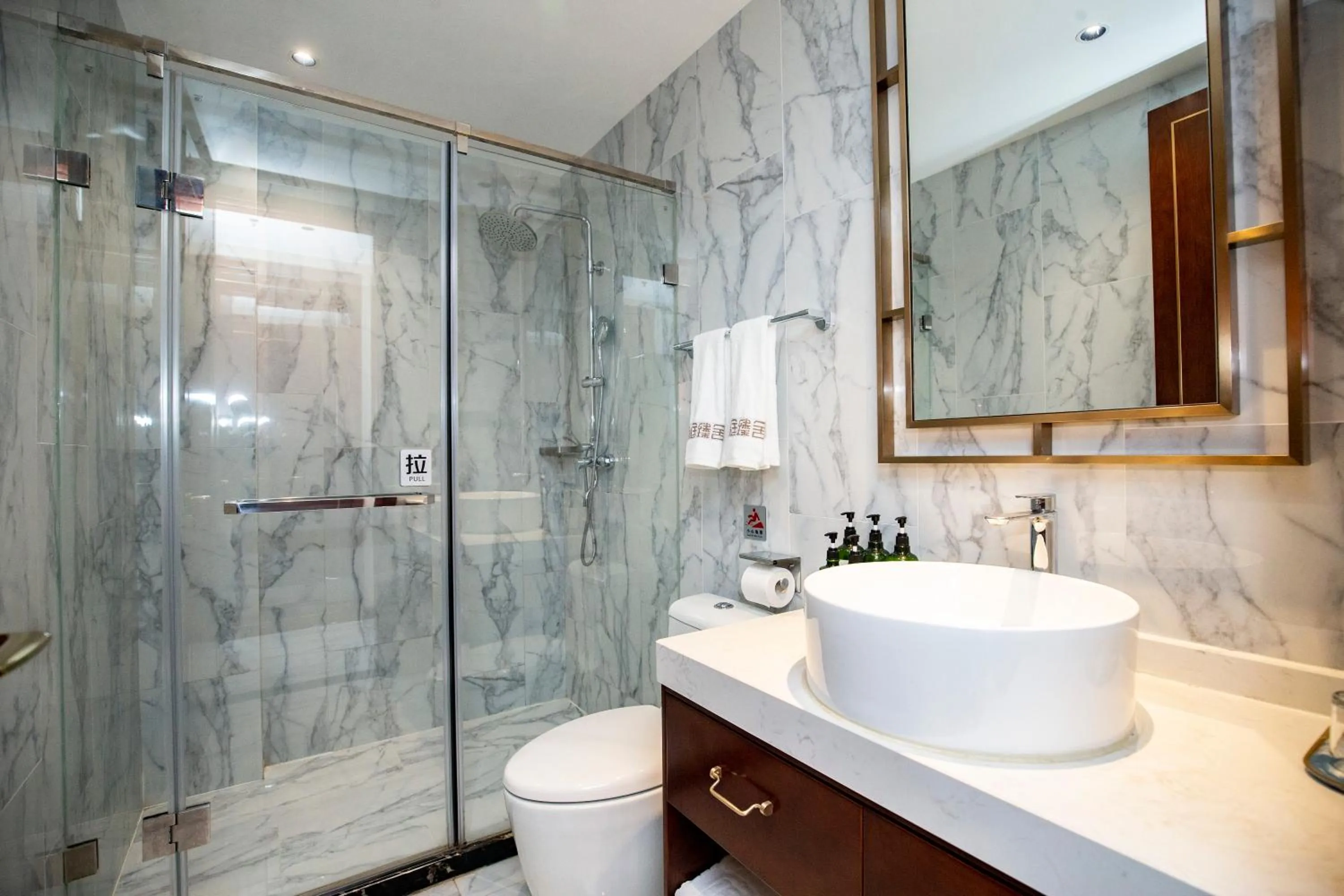 Toilet in Pierr Palace Hotel (Beijing Nanluo Guxiang)