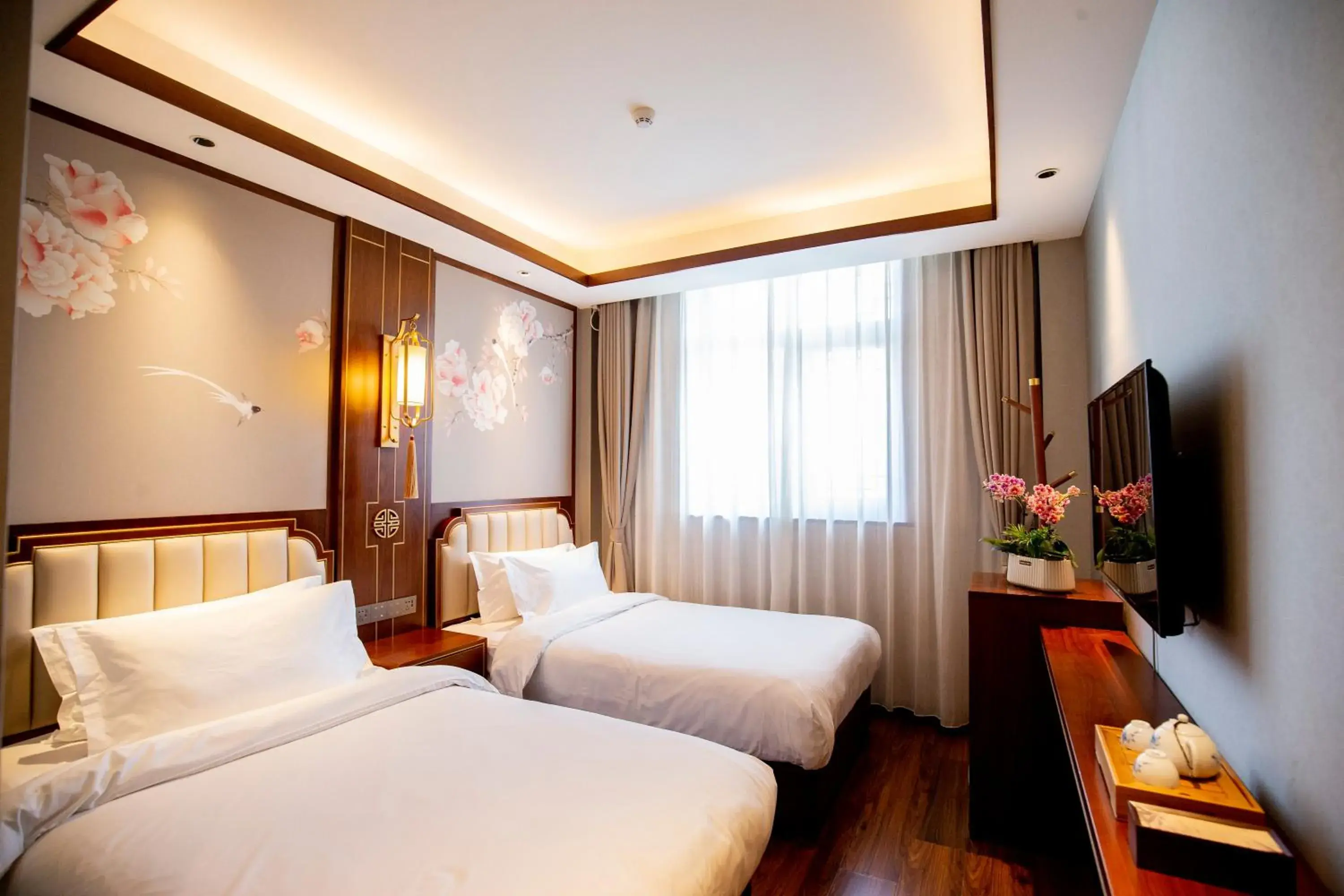 Classic Twin Room in Pierr Palace Hotel (Beijing Nanluo Guxiang) Classic Twin Room in Pierr Palace Hotel (Beijing Nanluo Guxiang)