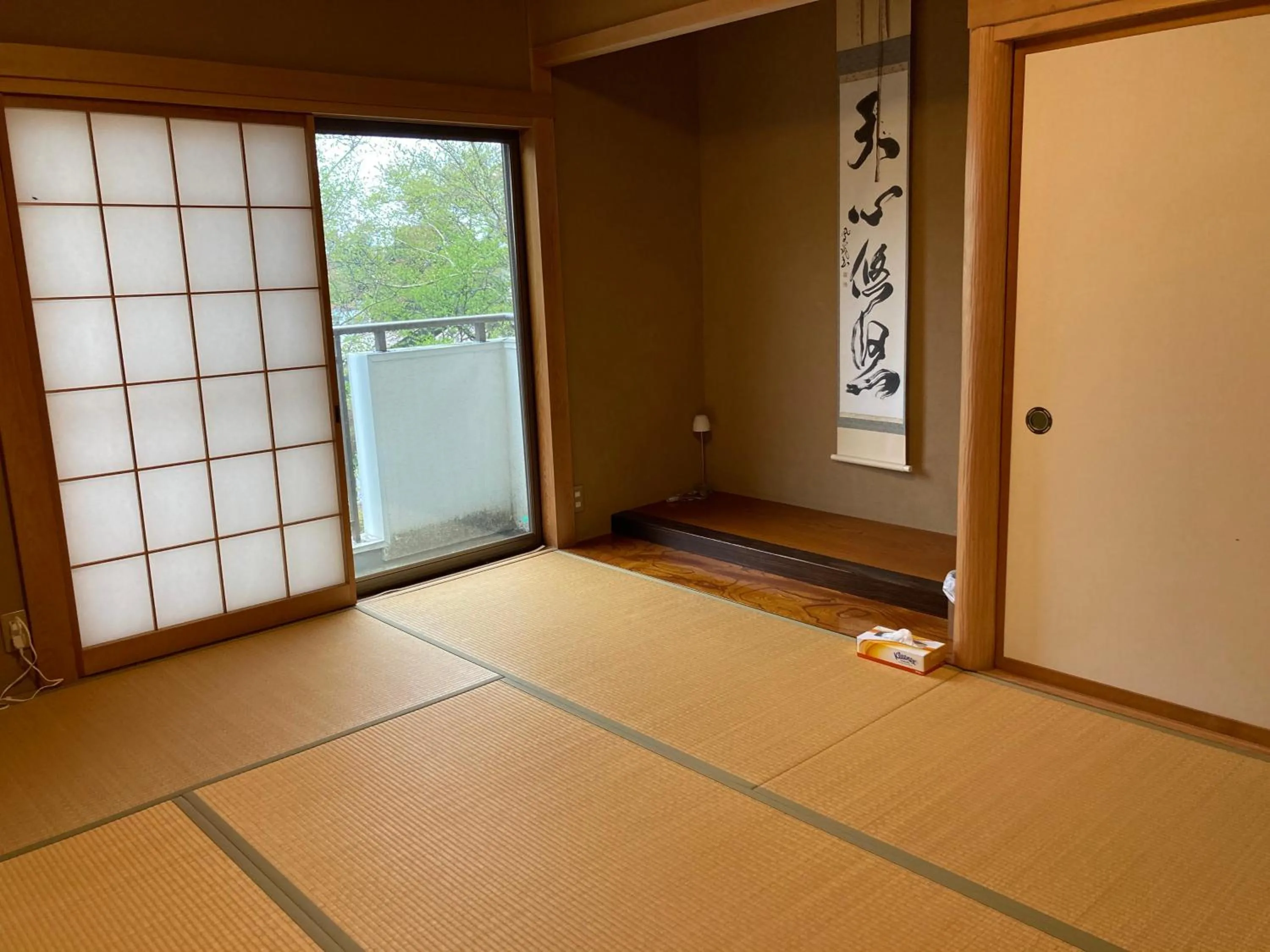 Photo of the whole room, Bed in Yatsugatake Cottage