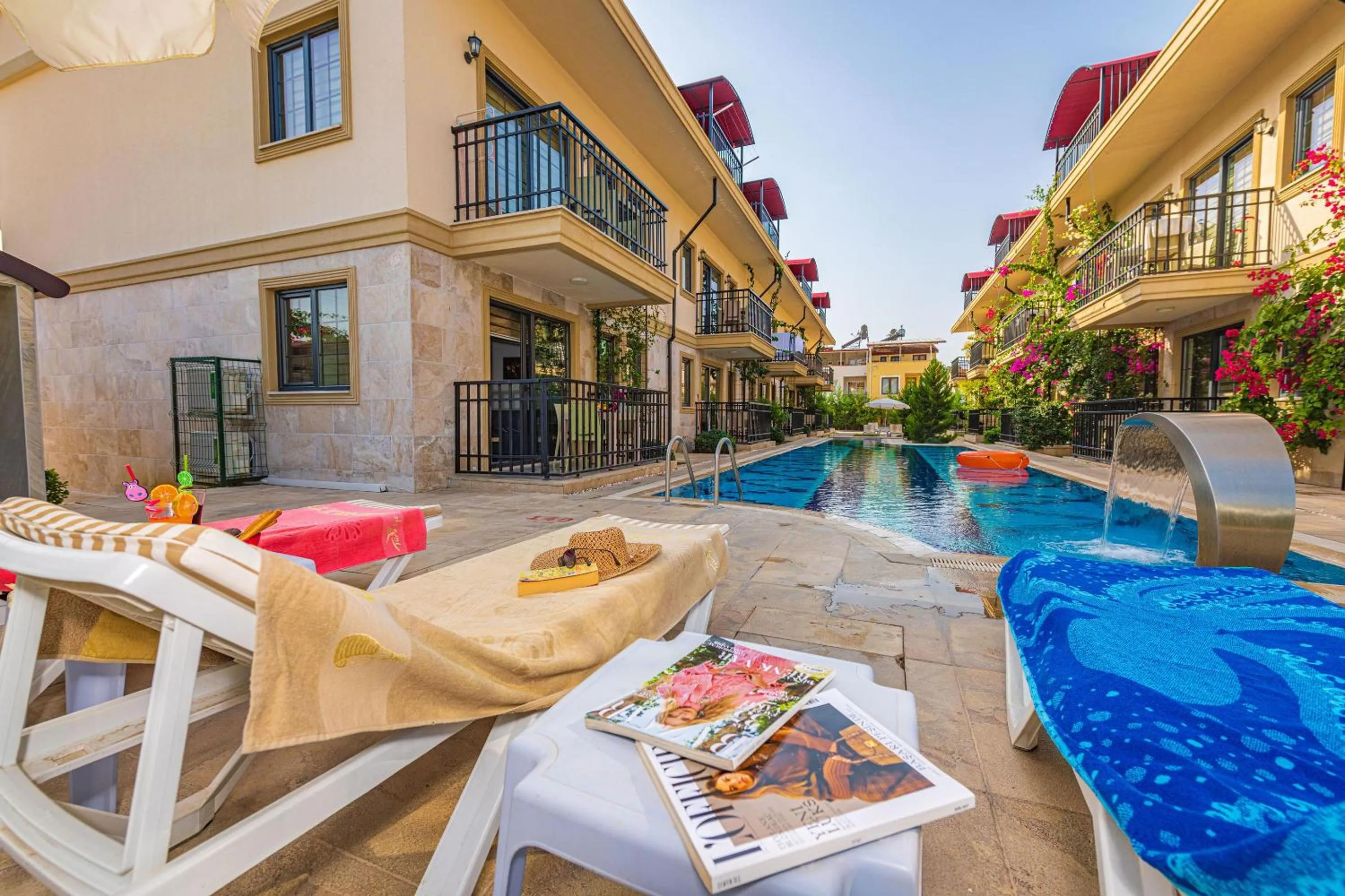Patio in Yaşam Park Apart Hotel - Fethiye Calis Beach
