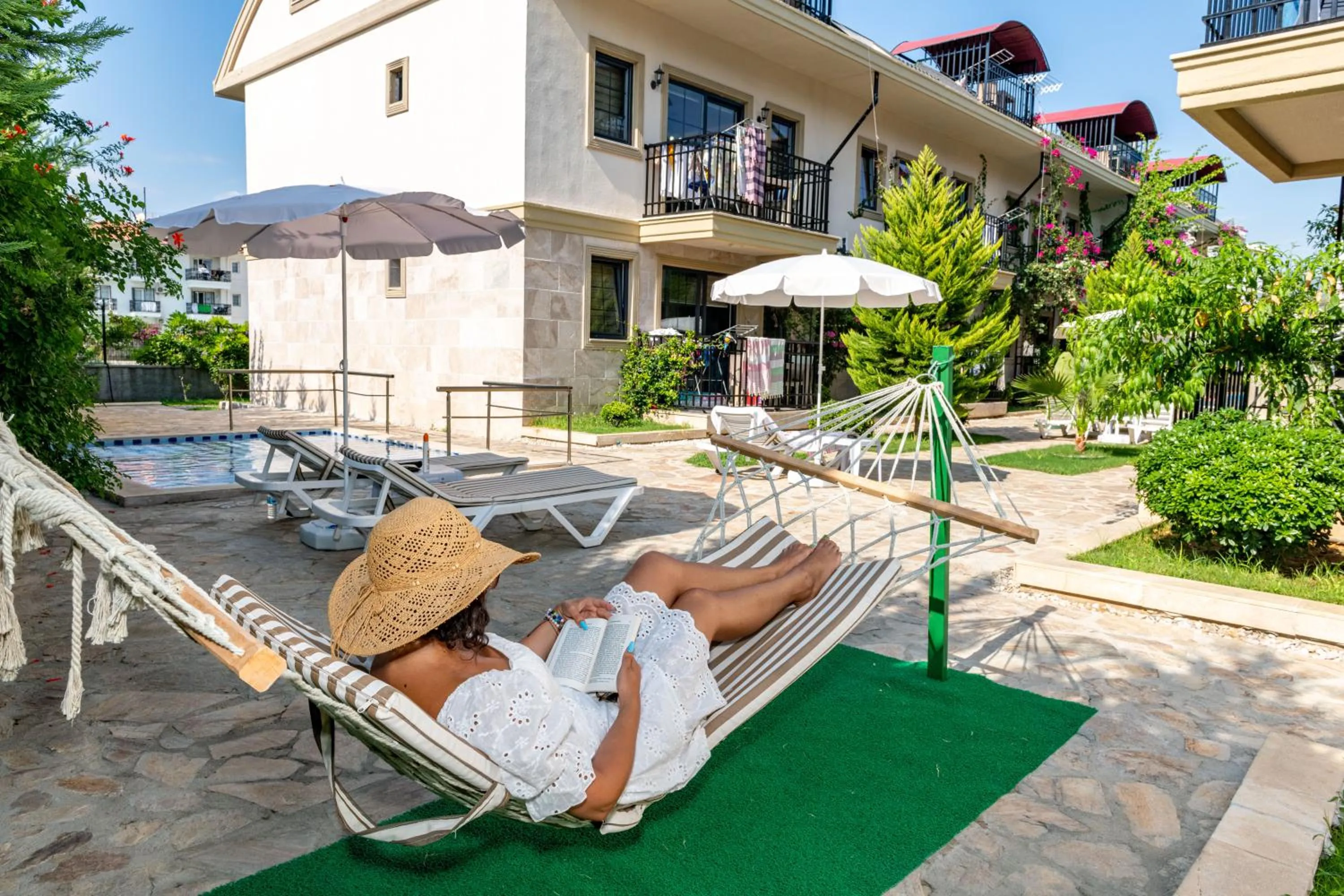 Pool view in Yaşam Park Apart Hotel - Fethiye Calis Beach