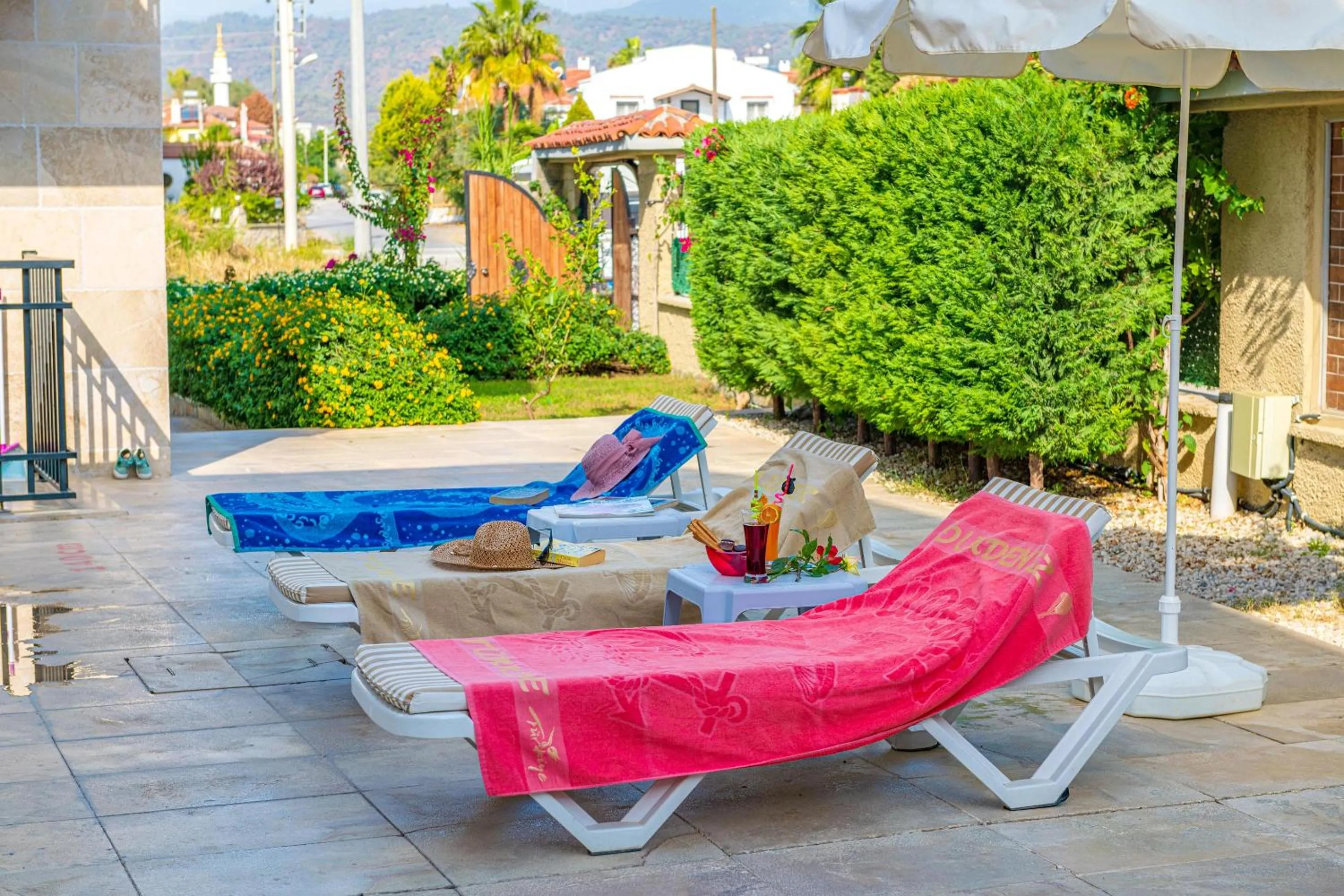 Patio in Yaşam Park Apart Hotel - Fethiye Calis Beach