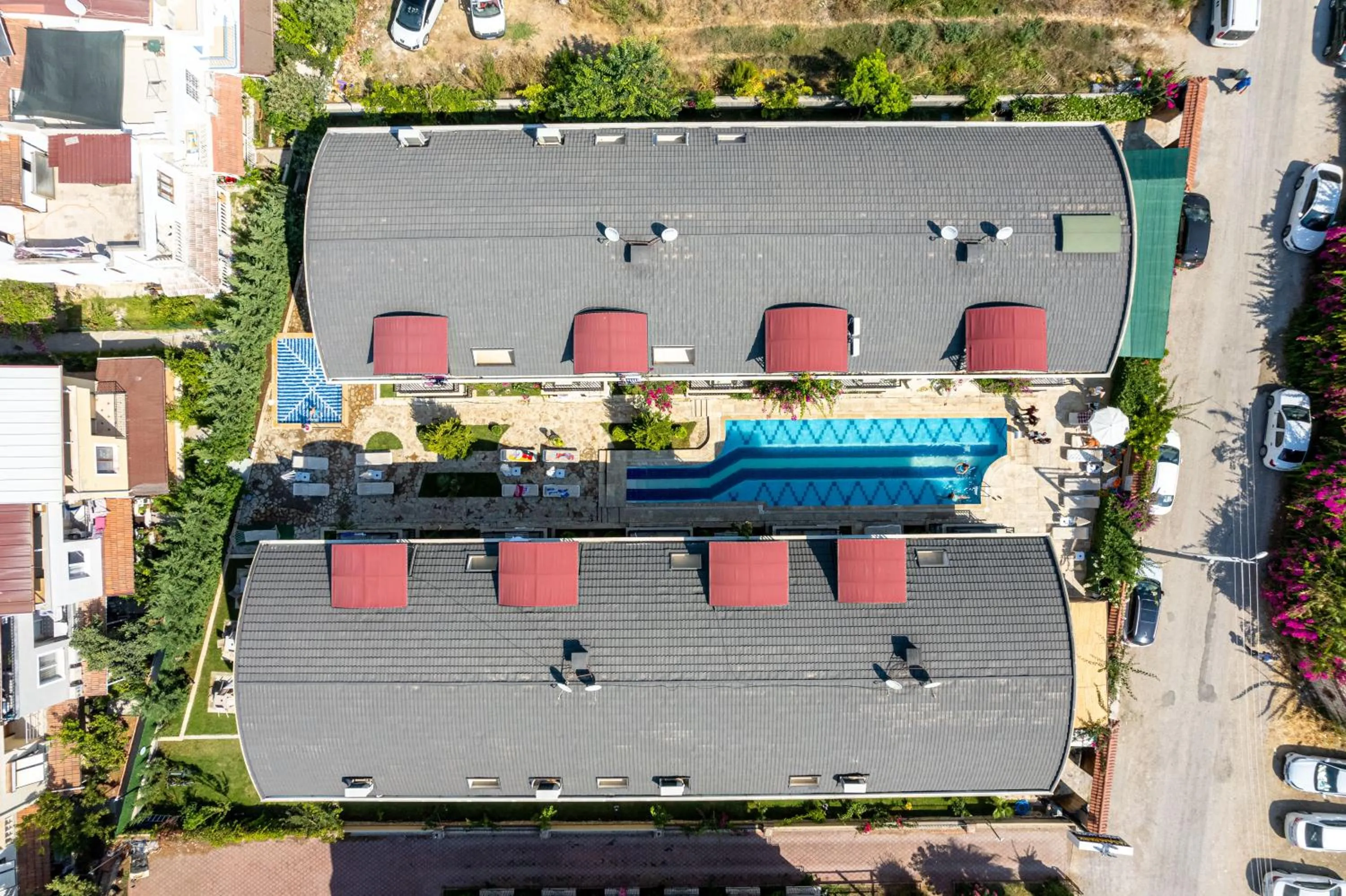 Bird's eye view in Yaşam Park Apart Hotel - Fethiye Calis Beach