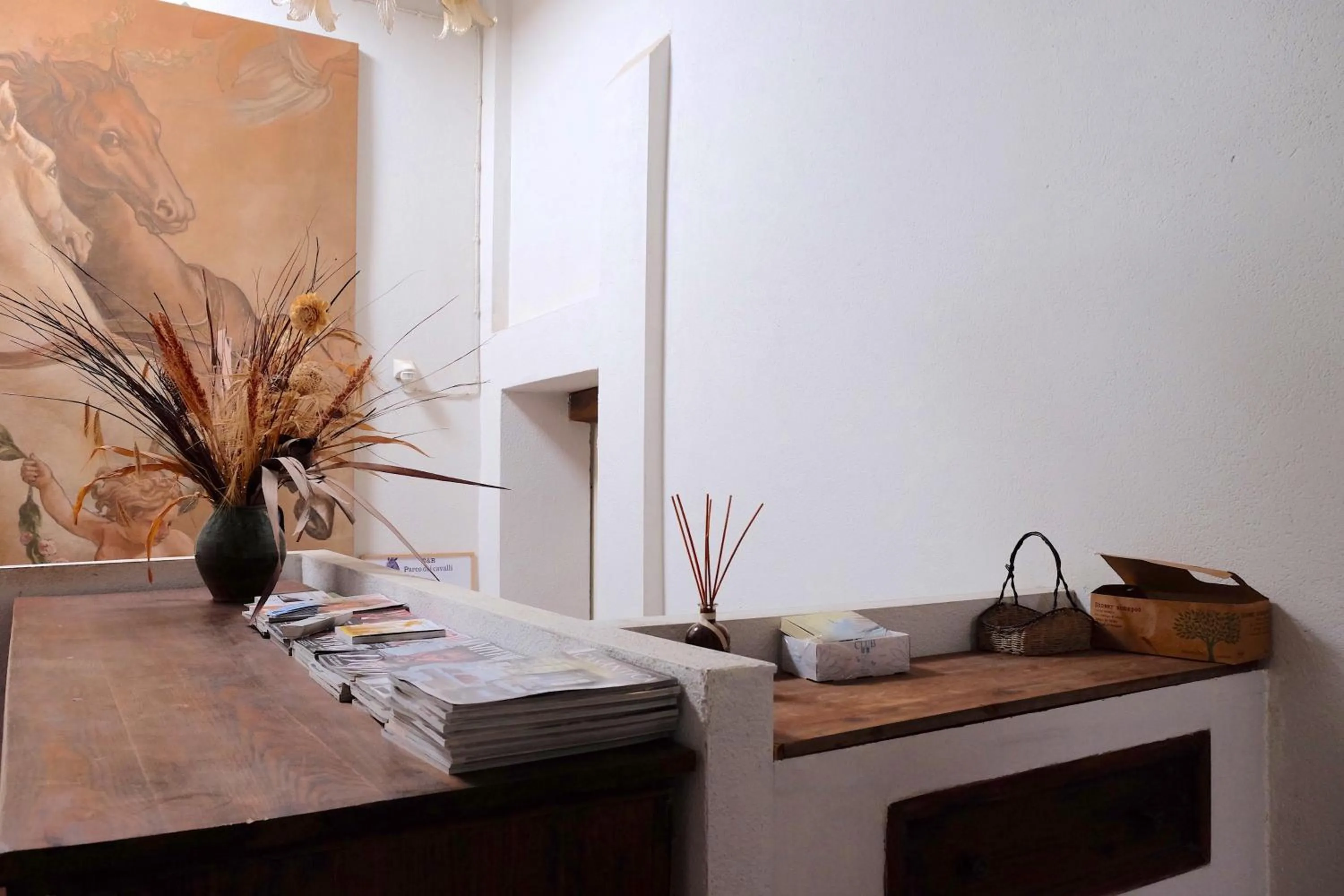 Decorative detail in B&B Parco dei cavalli