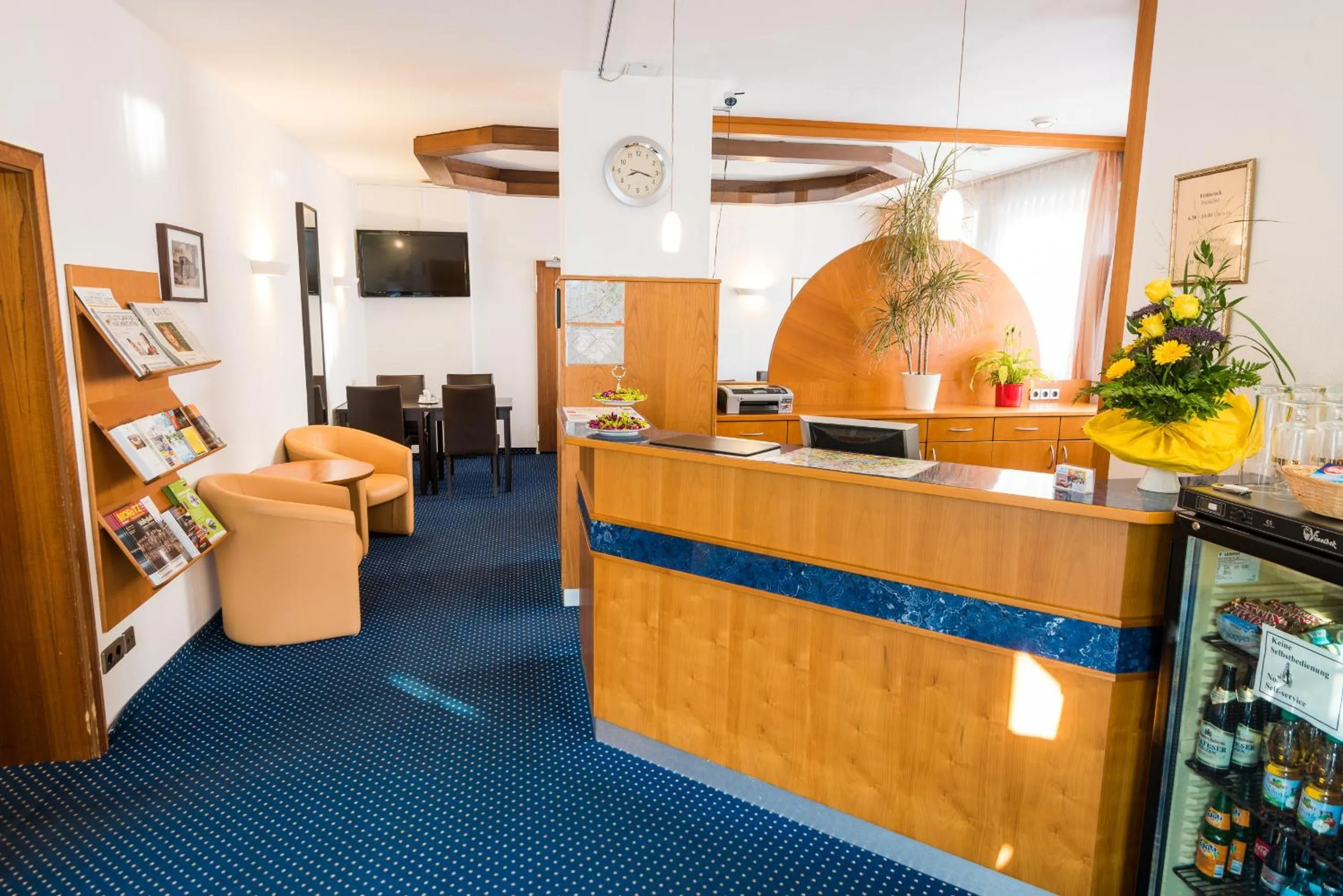 Lobby or reception in Hotel am Friedensplatz