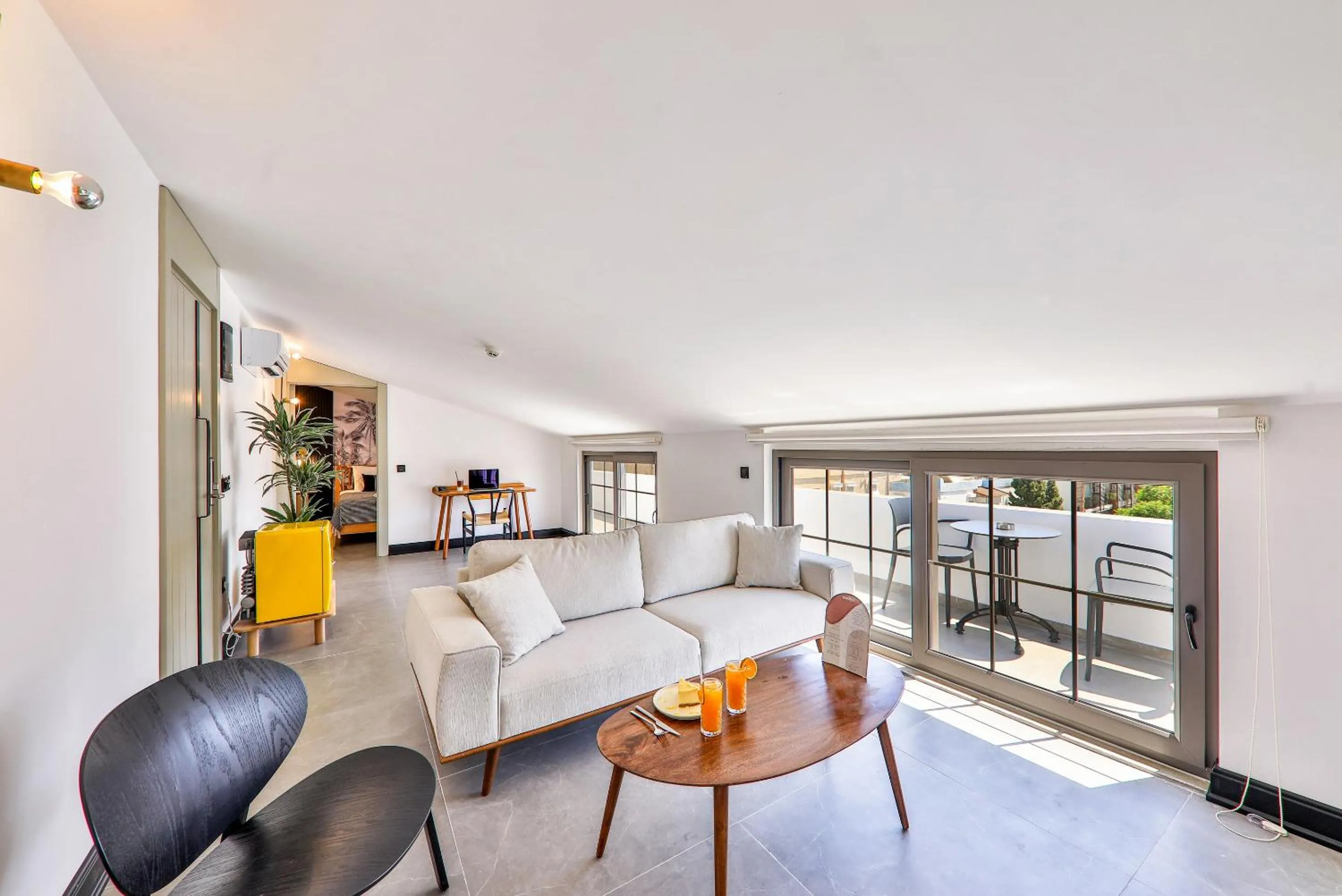 Living room in Luff Suites