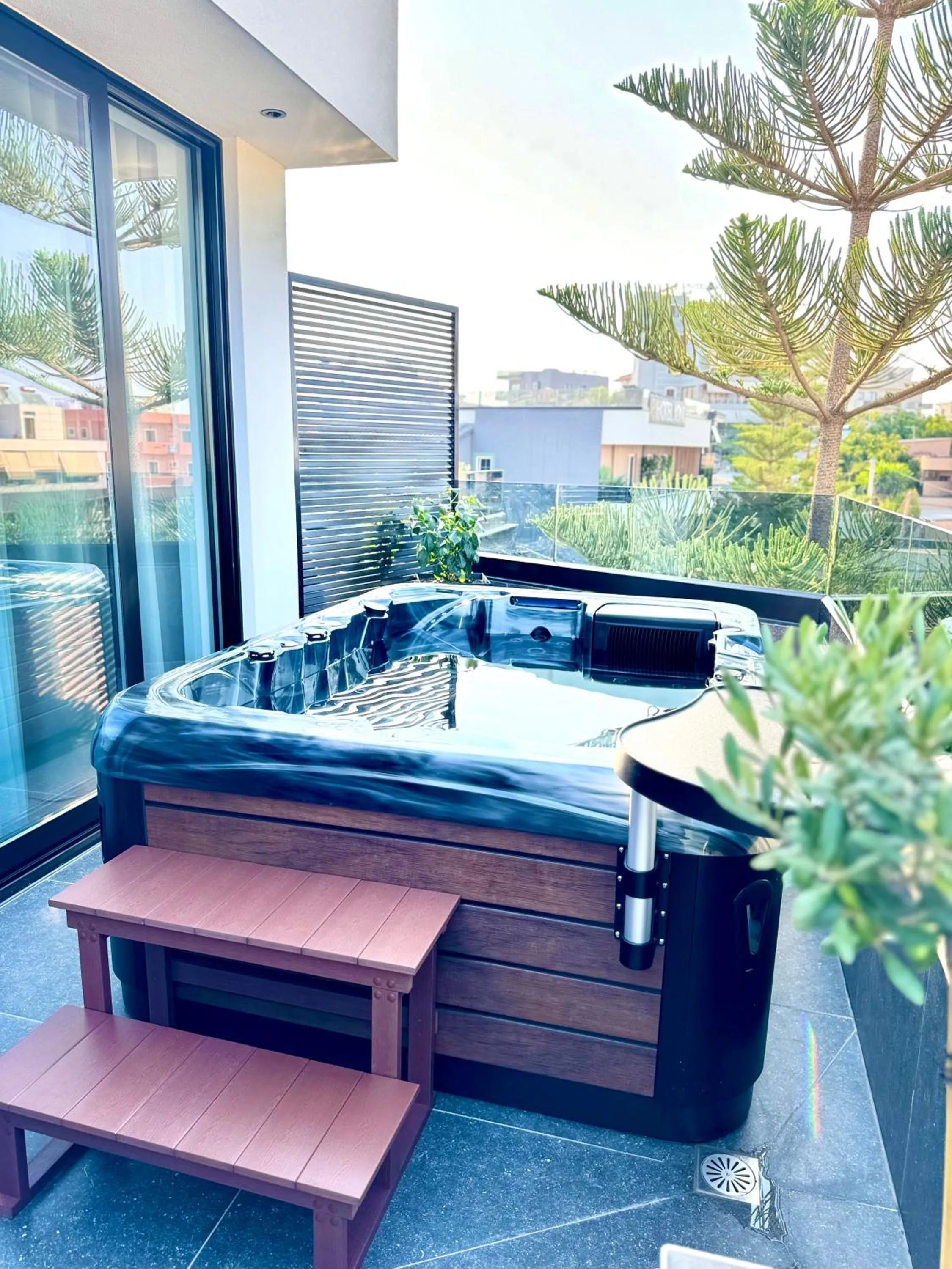 Patio in Hotel Joni Premium