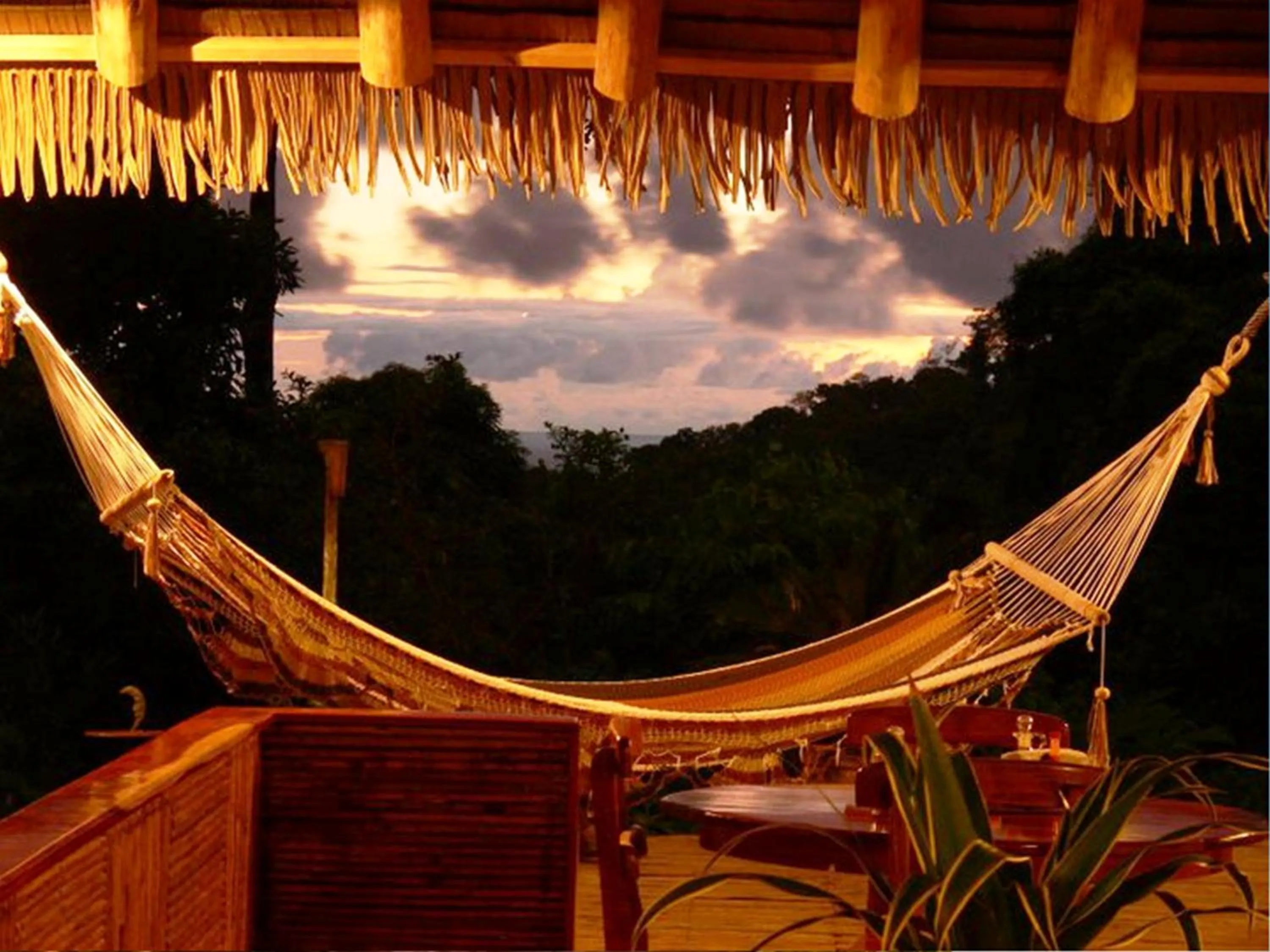 Seating area in Luna Lodge