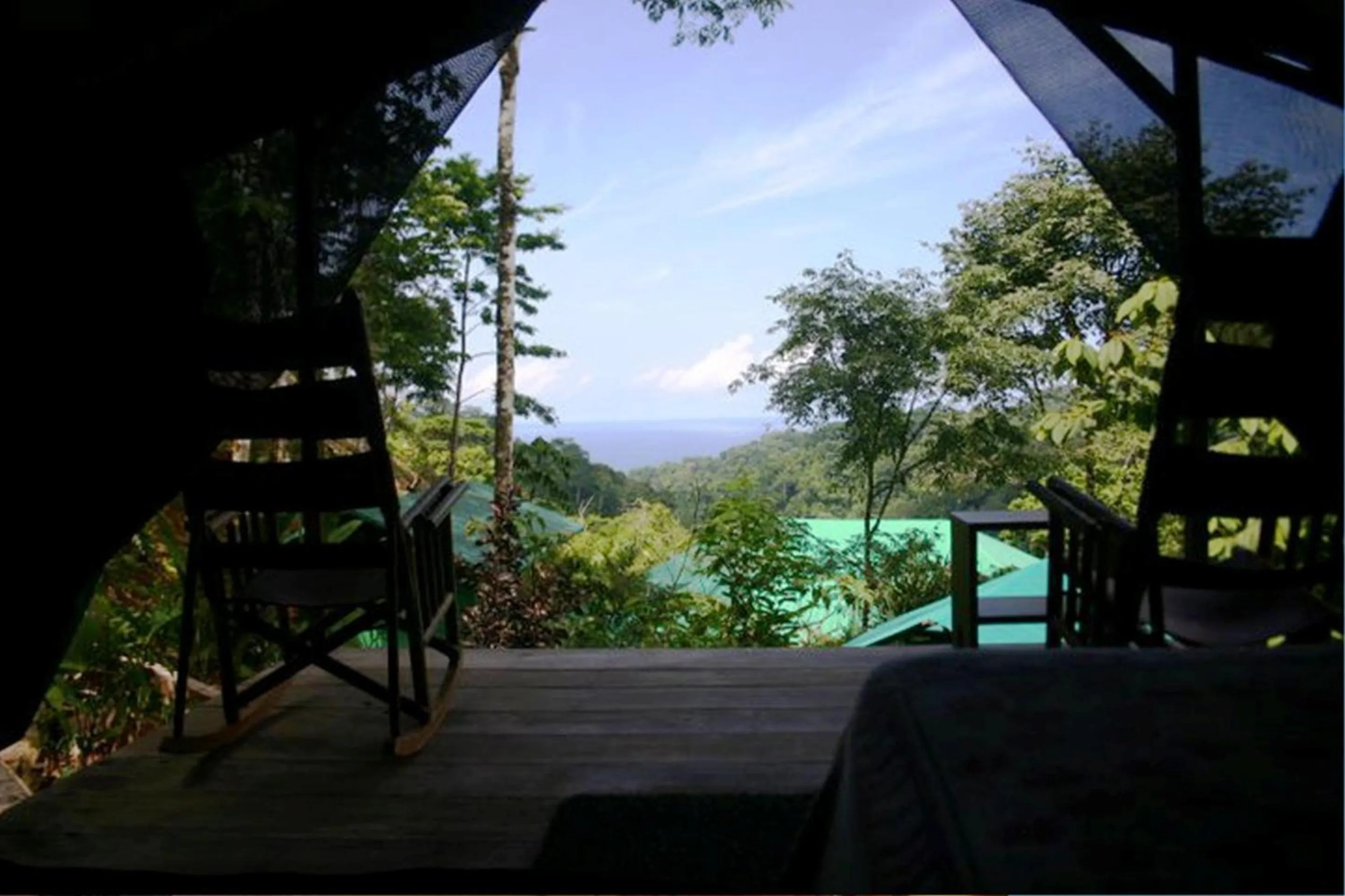 Seating area in Luna Lodge