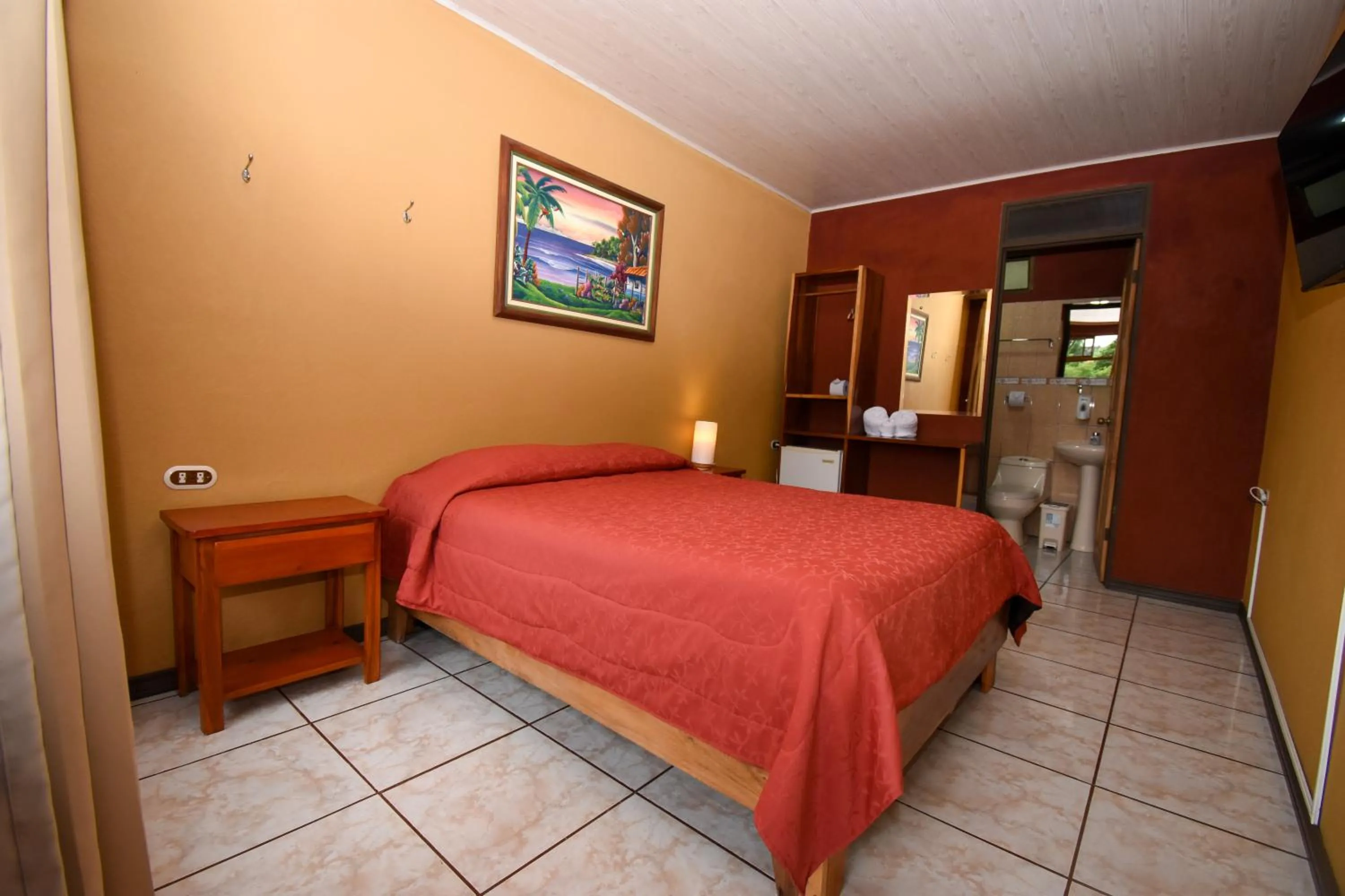 Bed in Cabinas Eddy B&B