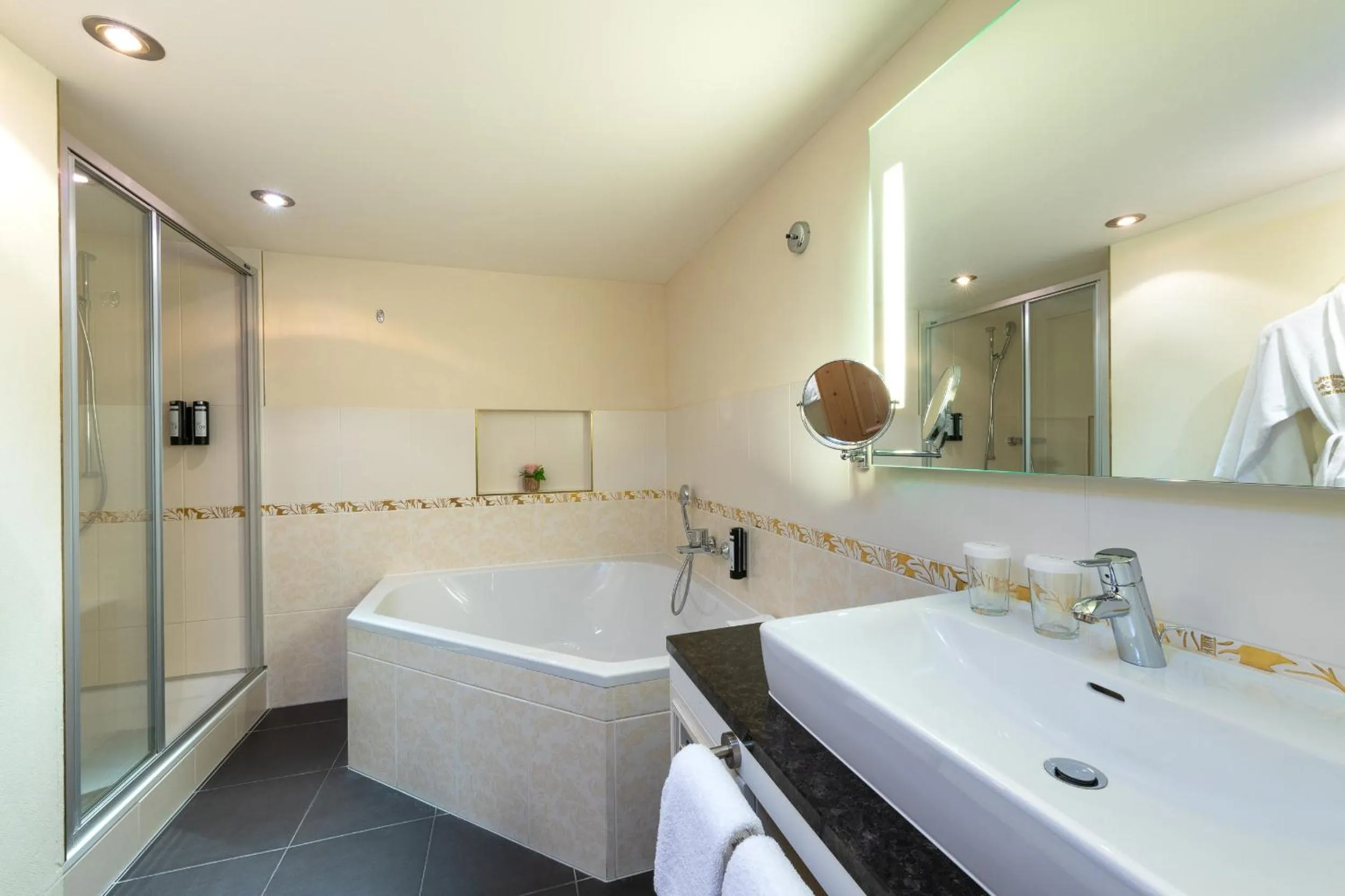 Bathroom in Romantik Hotel Schweizerhof