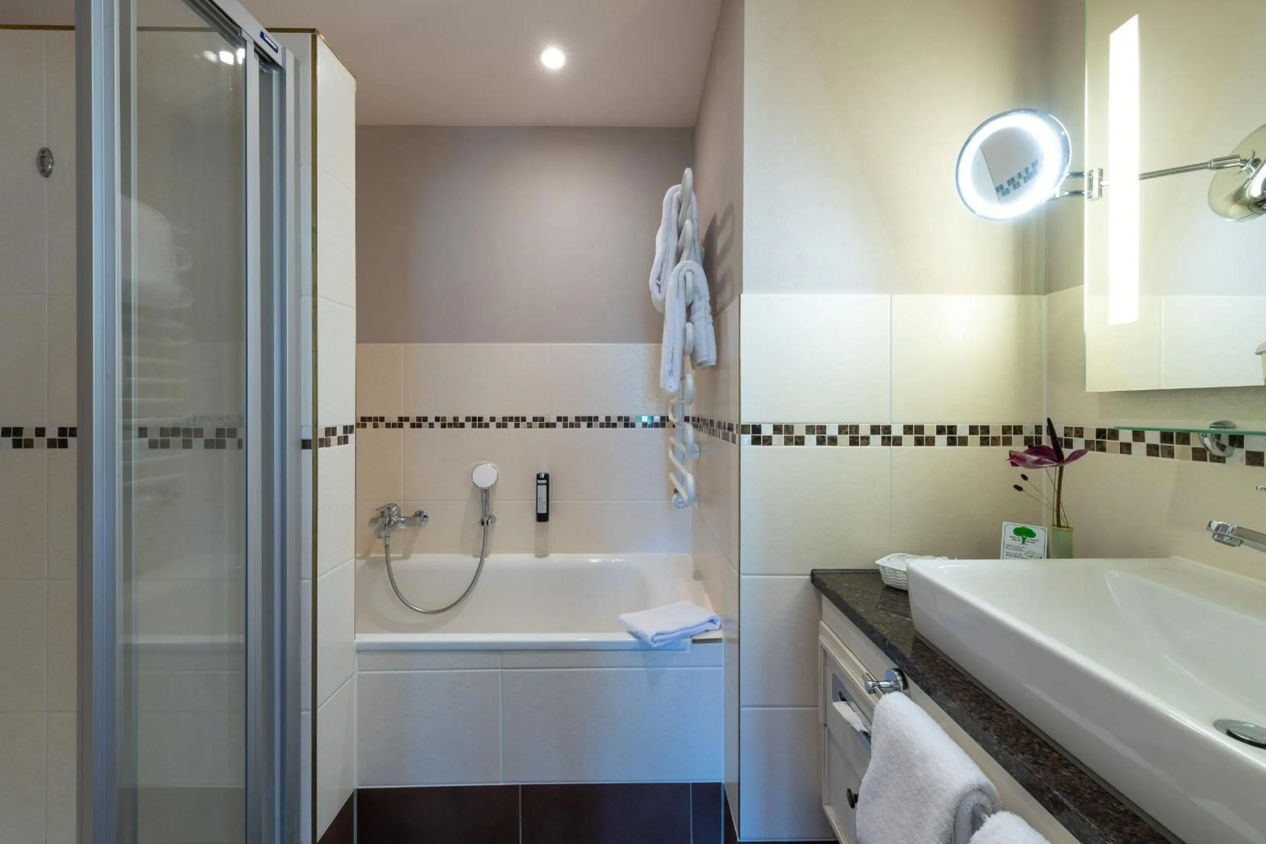 Bathroom in Romantik Hotel Schweizerhof