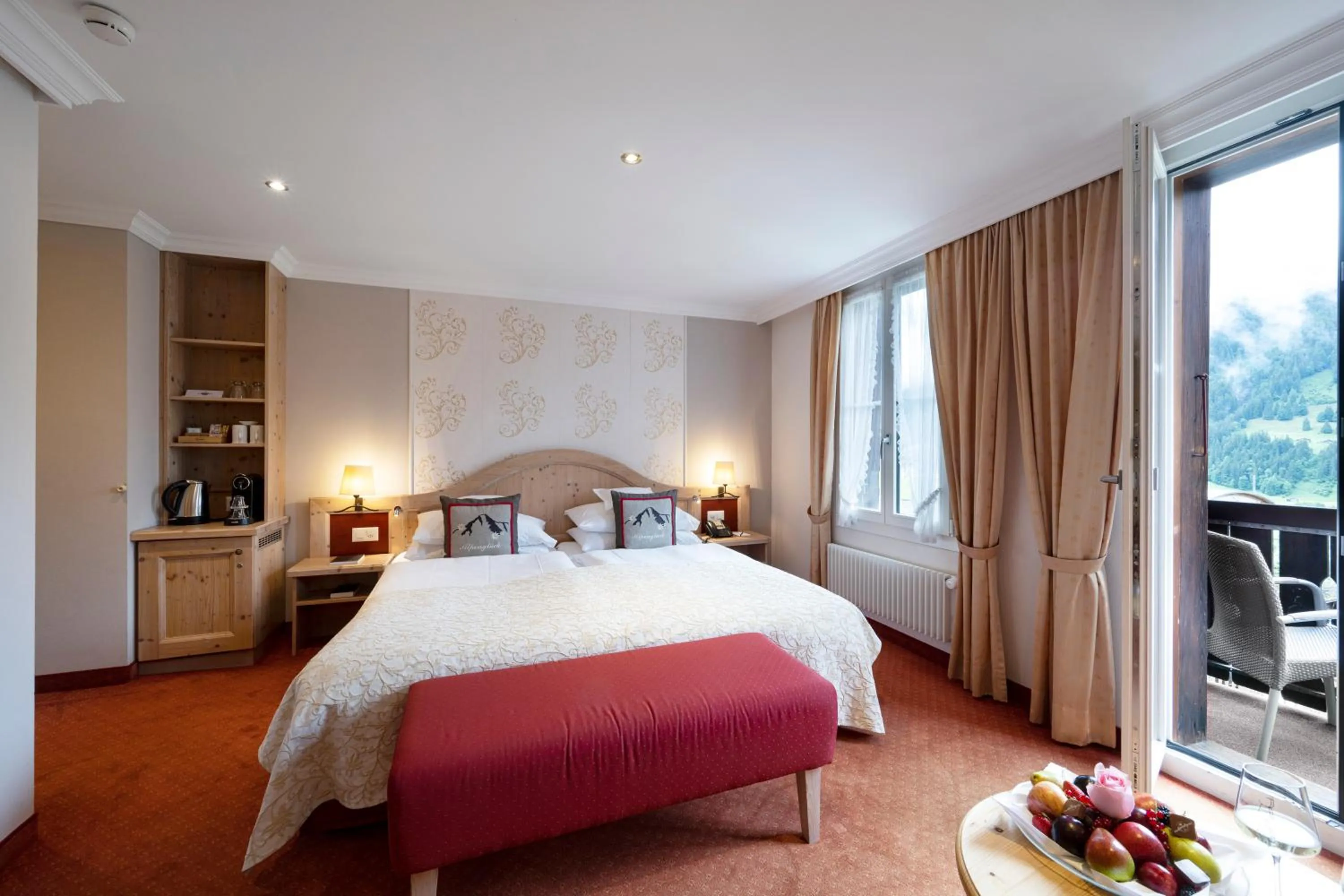 Bedroom, Bed in Romantik Hotel Schweizerhof