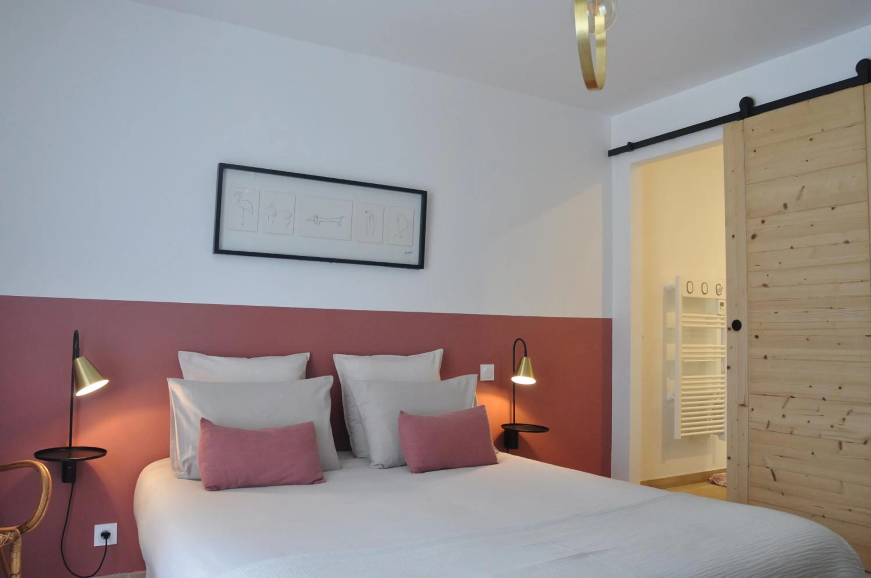 Bed in Chambre d'hôtes A la clé des champs Varen