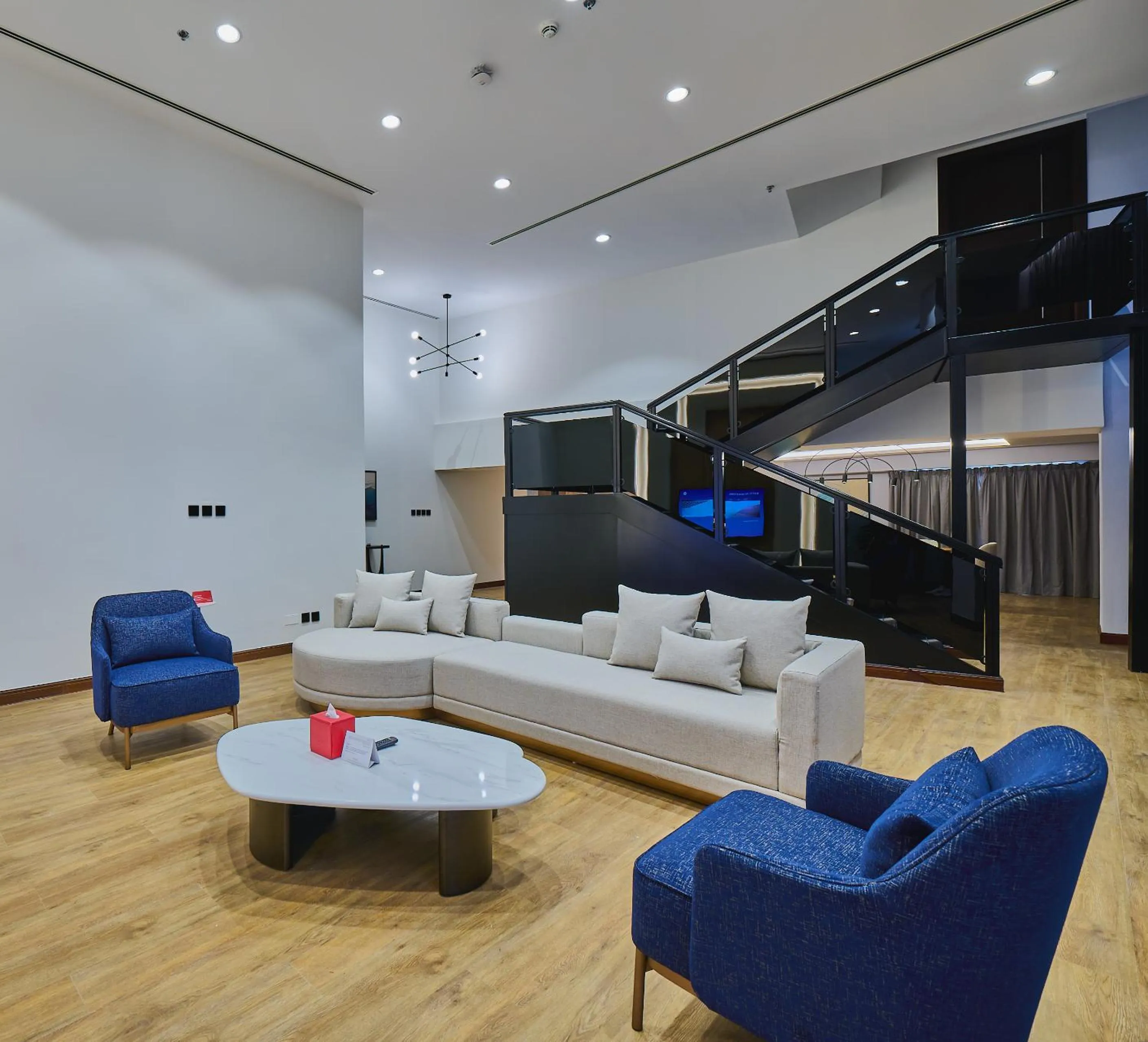 Living room in Ramada Hotel, Suites and Apartments by Wyndham Dubai JBR