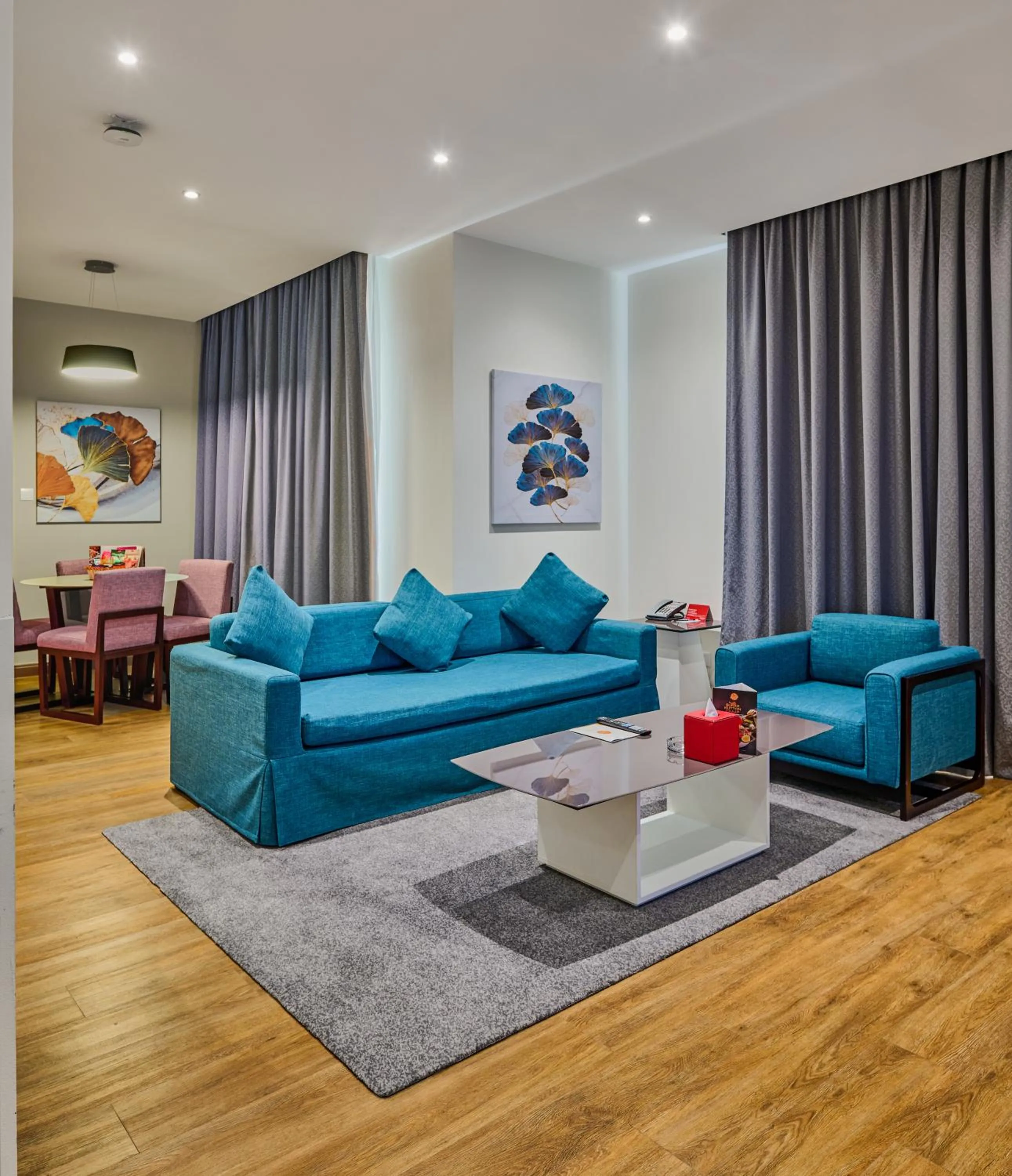 Living room in Ramada Hotel, Suites and Apartments by Wyndham Dubai JBR