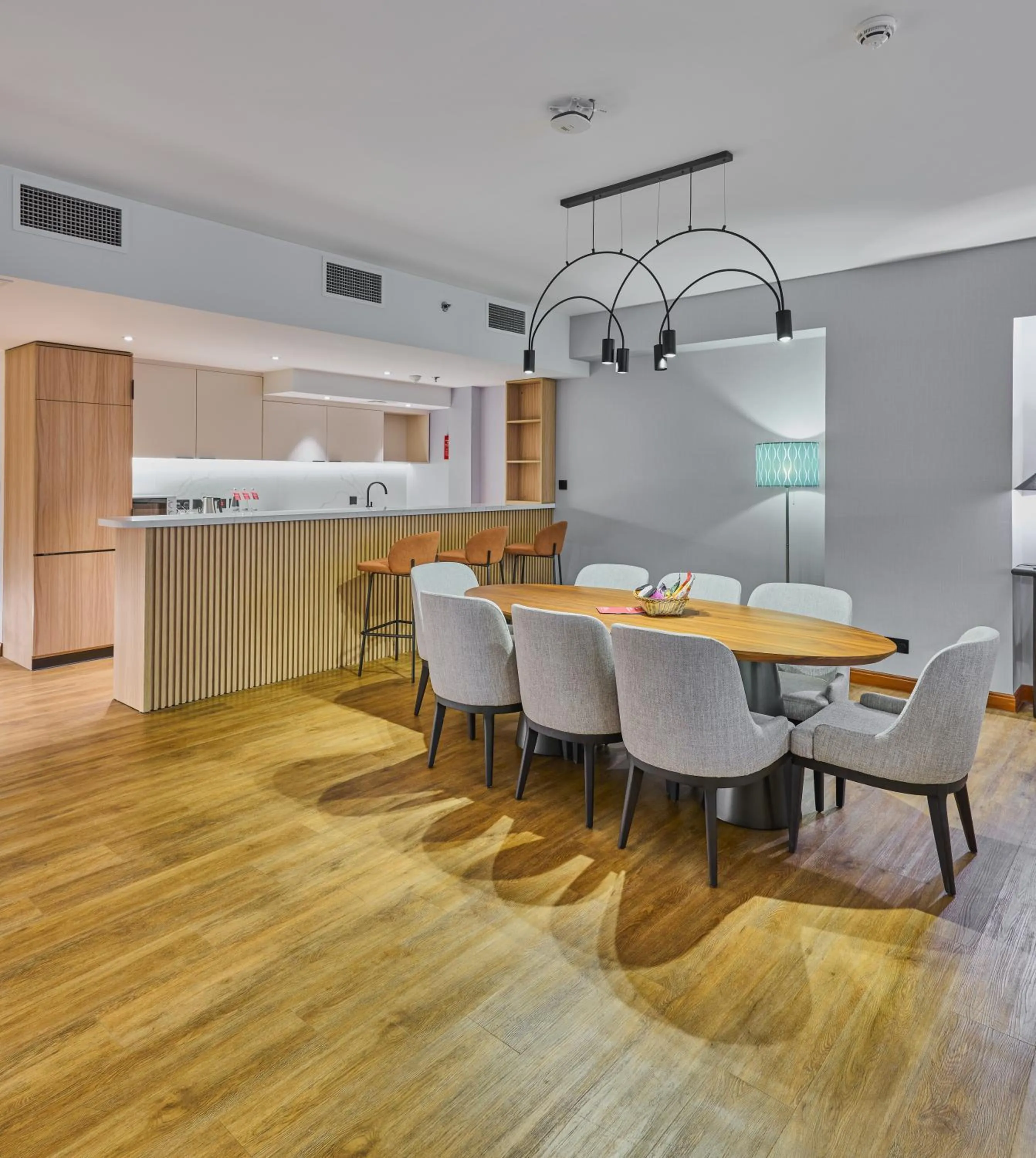 Kitchen or kitchenette in Ramada Hotel, Suites and Apartments by Wyndham Dubai JBR