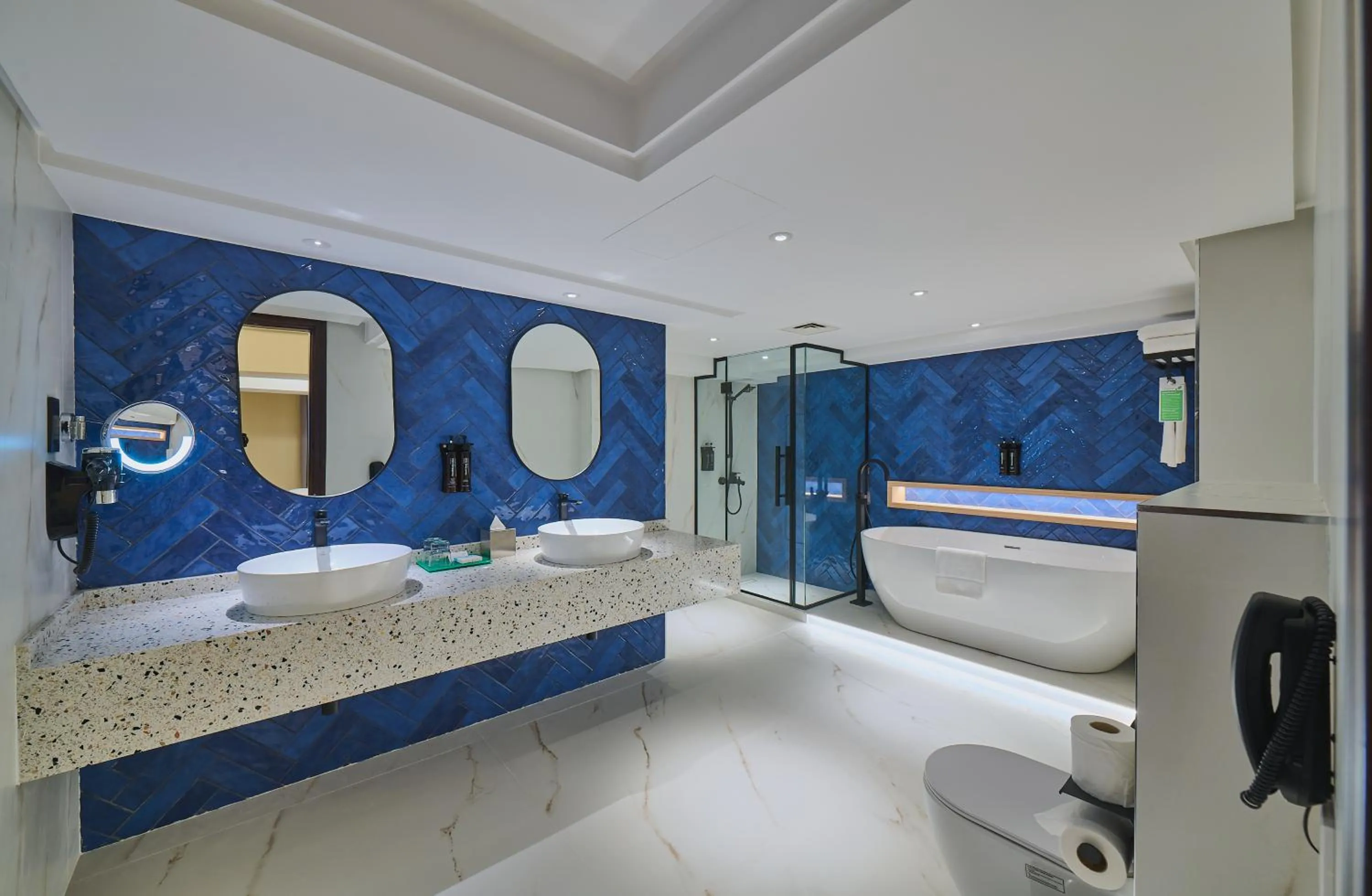 Shower in Ramada Hotel, Suites and Apartments by Wyndham Dubai JBR