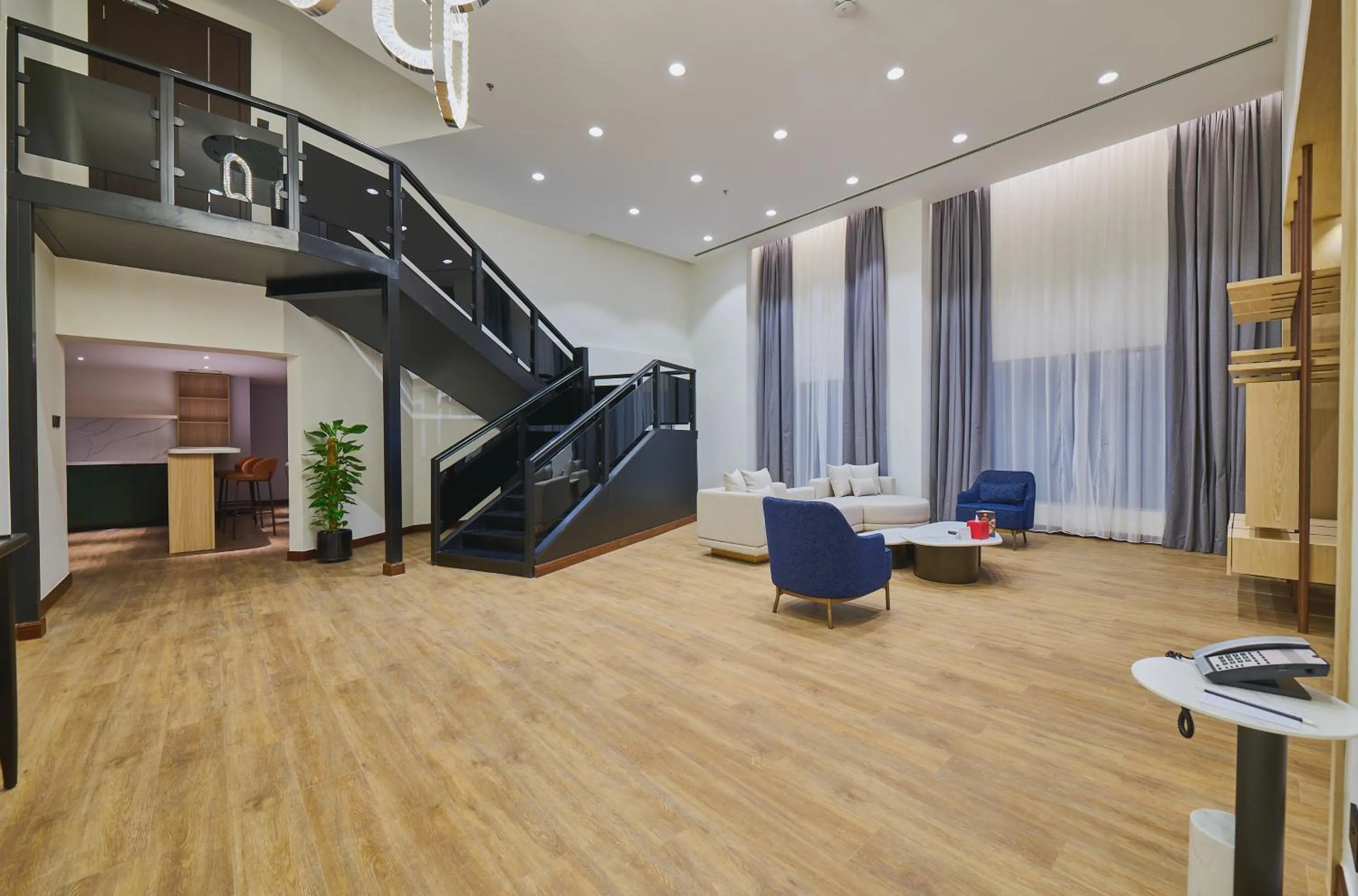 Living room in Ramada Hotel, Suites and Apartments by Wyndham Dubai JBR