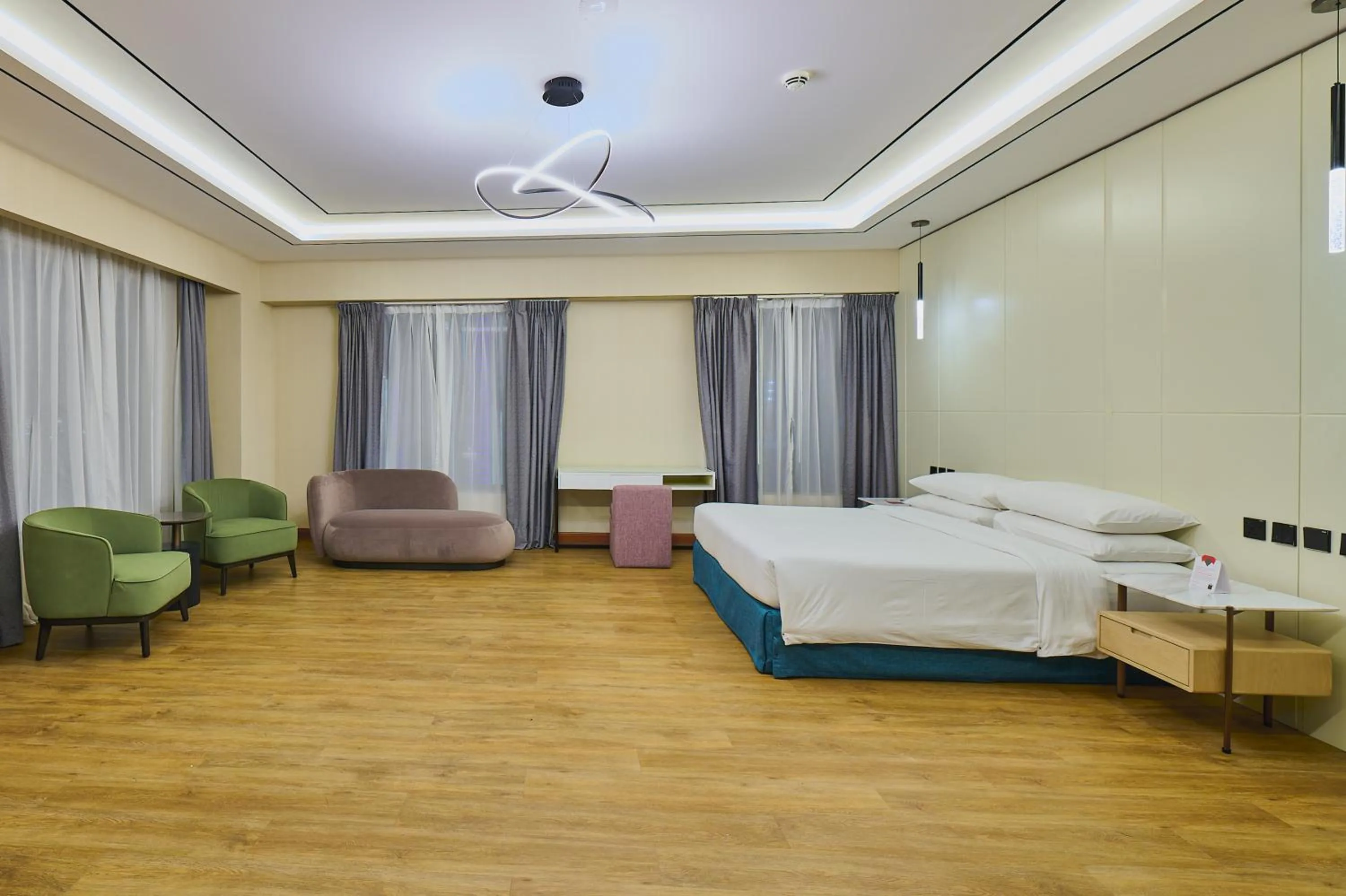 Bed in Ramada Hotel, Suites and Apartments by Wyndham Dubai JBR