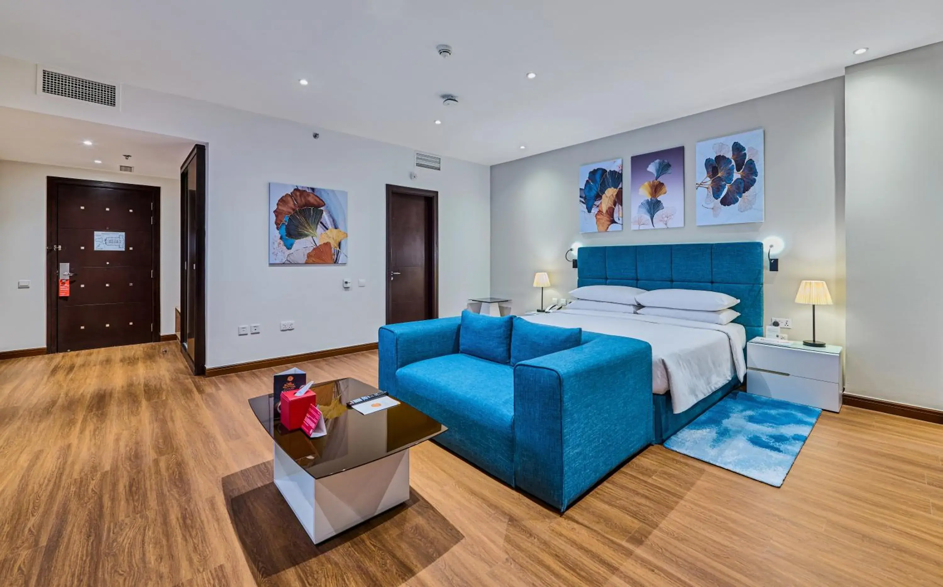 Bed in Ramada Hotel, Suites and Apartments by Wyndham Dubai JBR Bed in Ramada Hotel, Suites and Apartments by Wyndham Dubai JBR