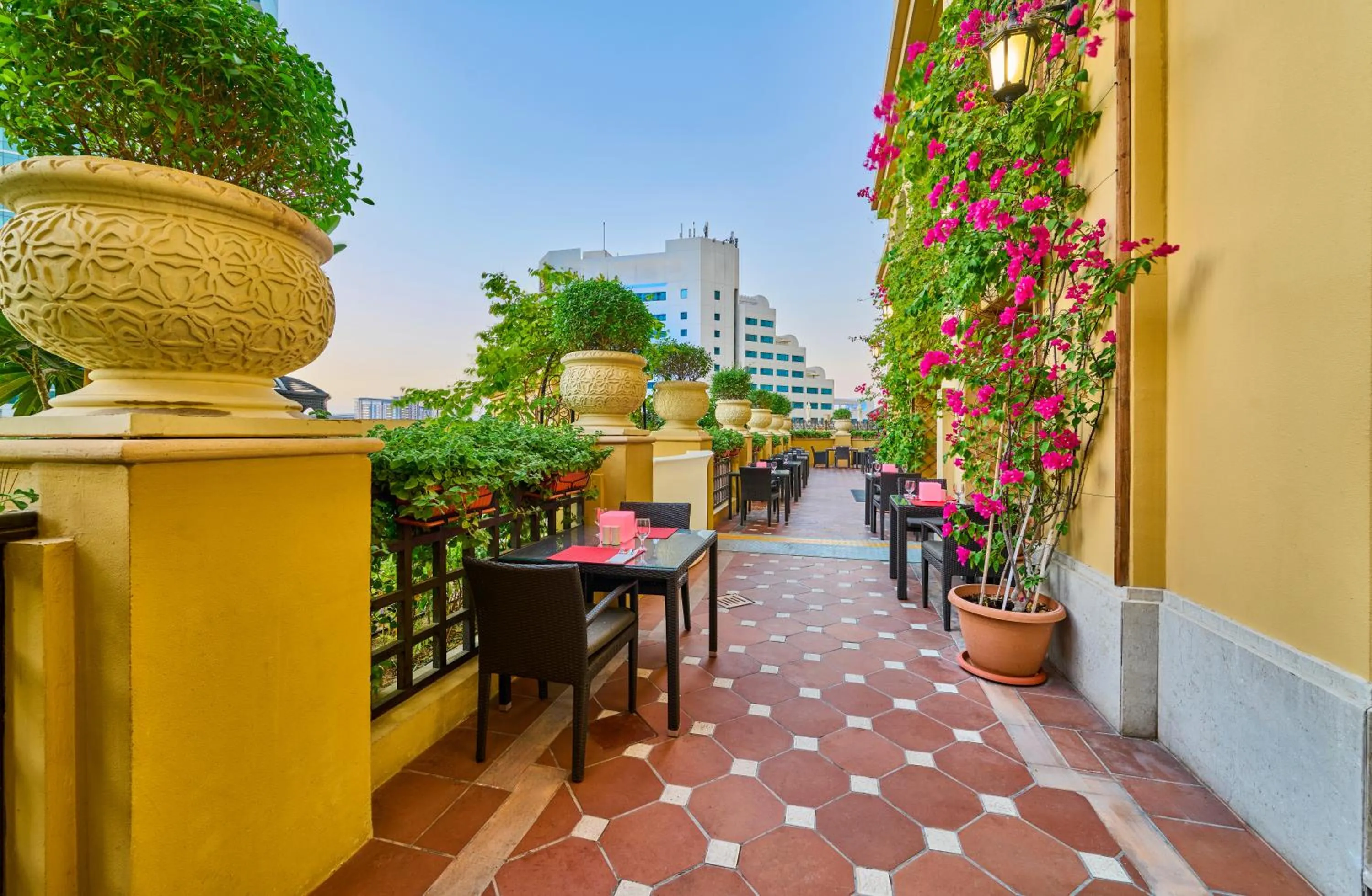 Patio in Ramada Hotel, Suites and Apartments by Wyndham Dubai JBR