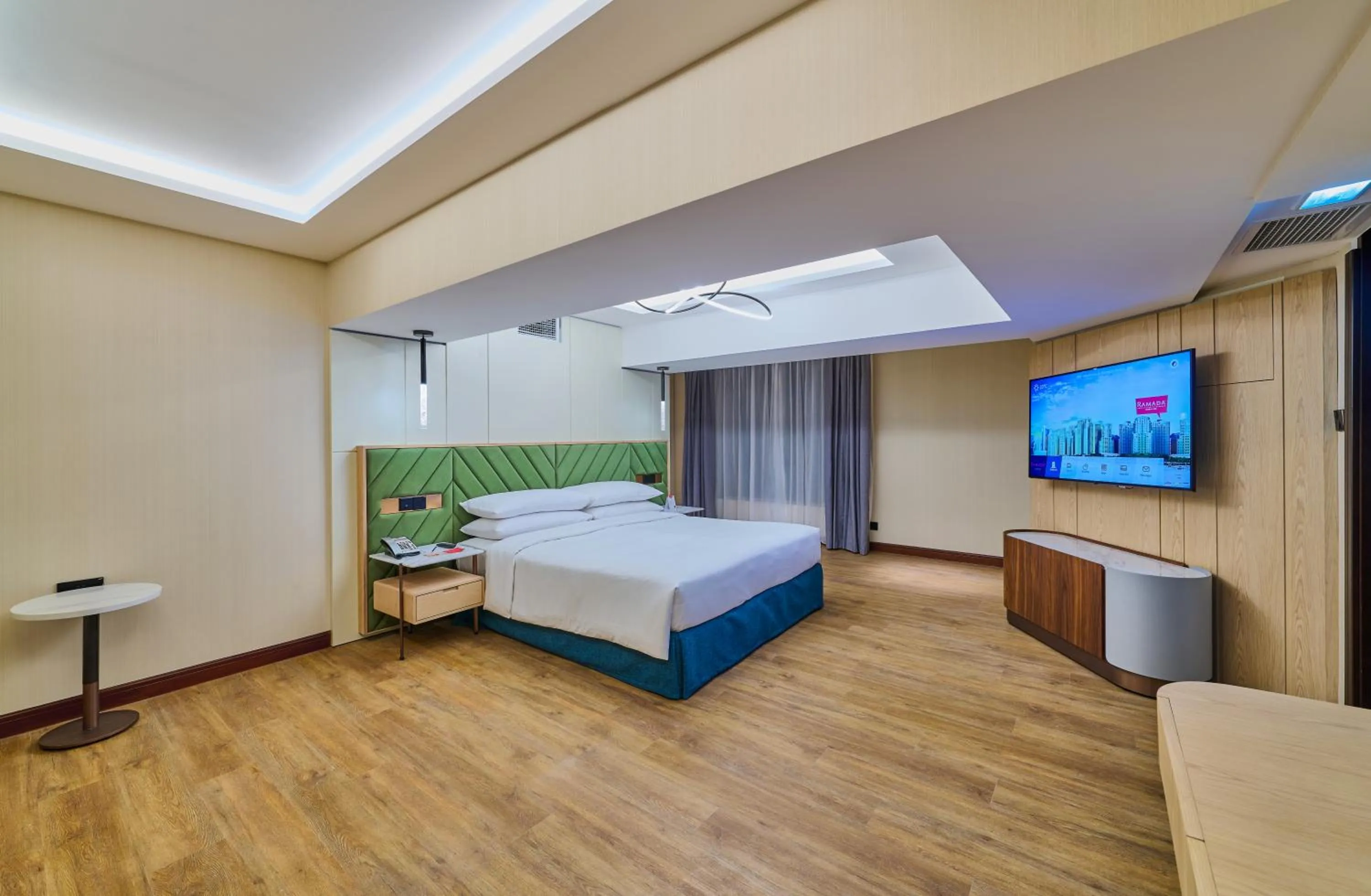Bed in Ramada Hotel, Suites and Apartments by Wyndham Dubai JBR