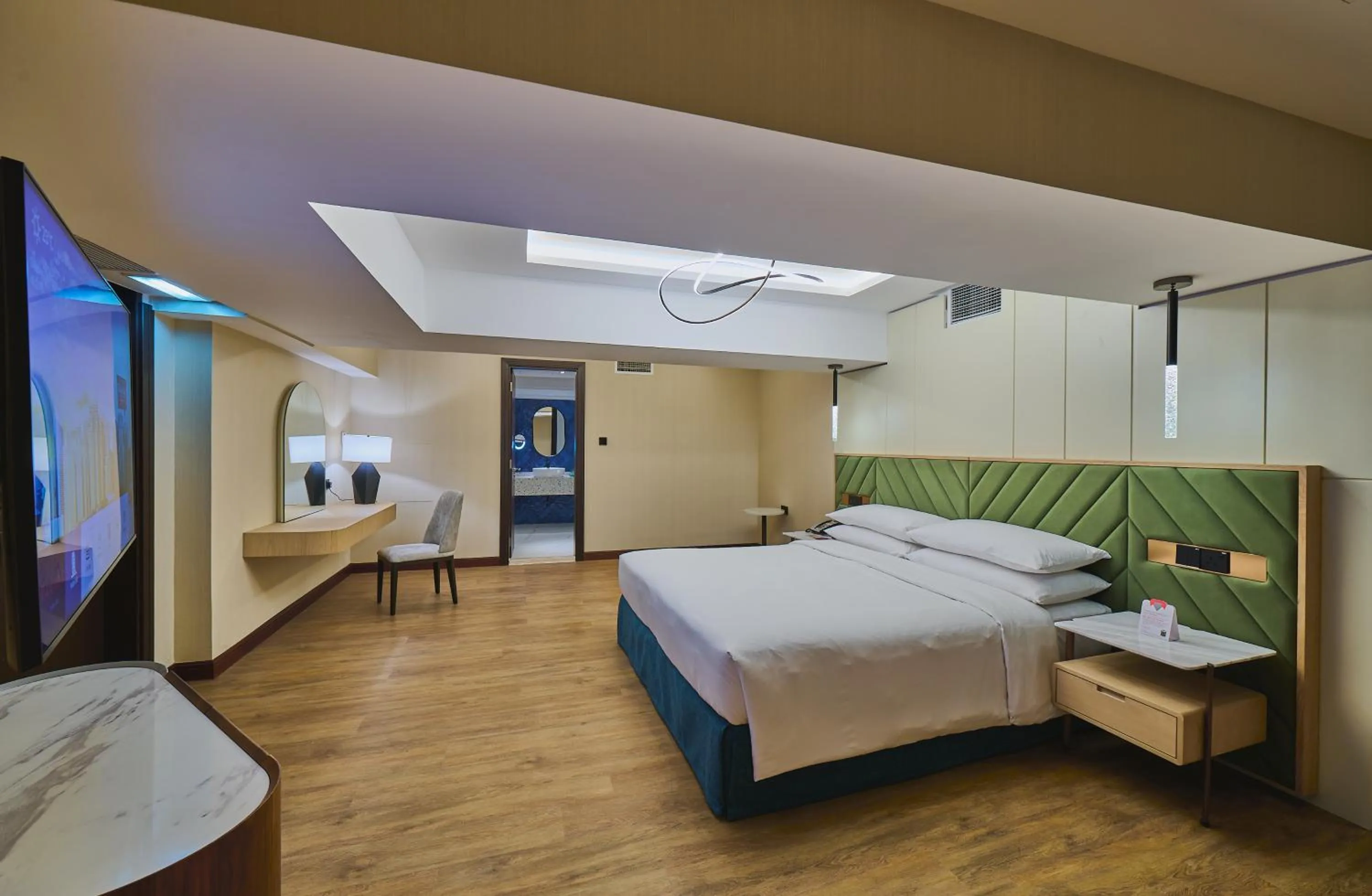 Bed in Ramada Hotel, Suites and Apartments by Wyndham Dubai JBR