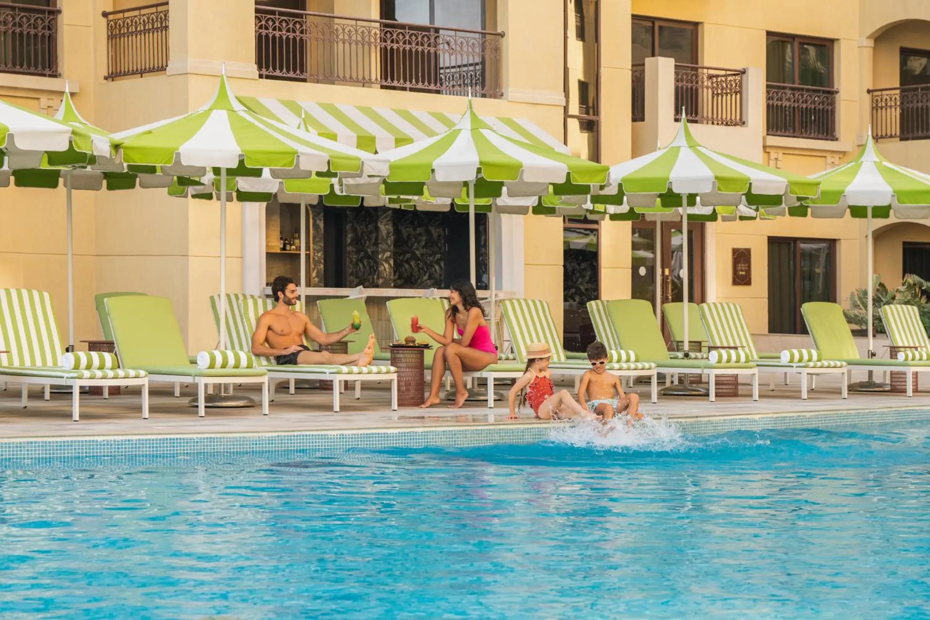 Swimming pool in Pullman Resort Al Marjan Island Swimming pool in Pullman Resort Al Marjan Island