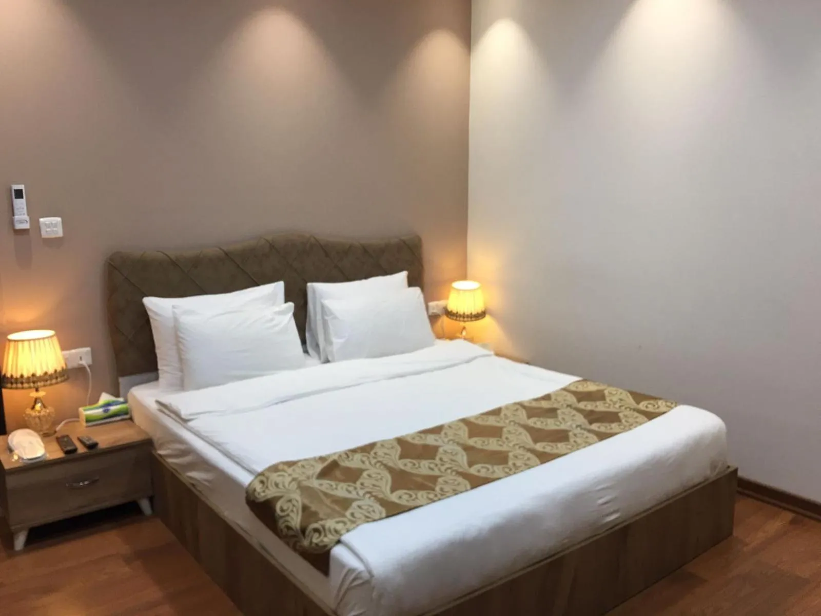 Bed in Palm Hotel
