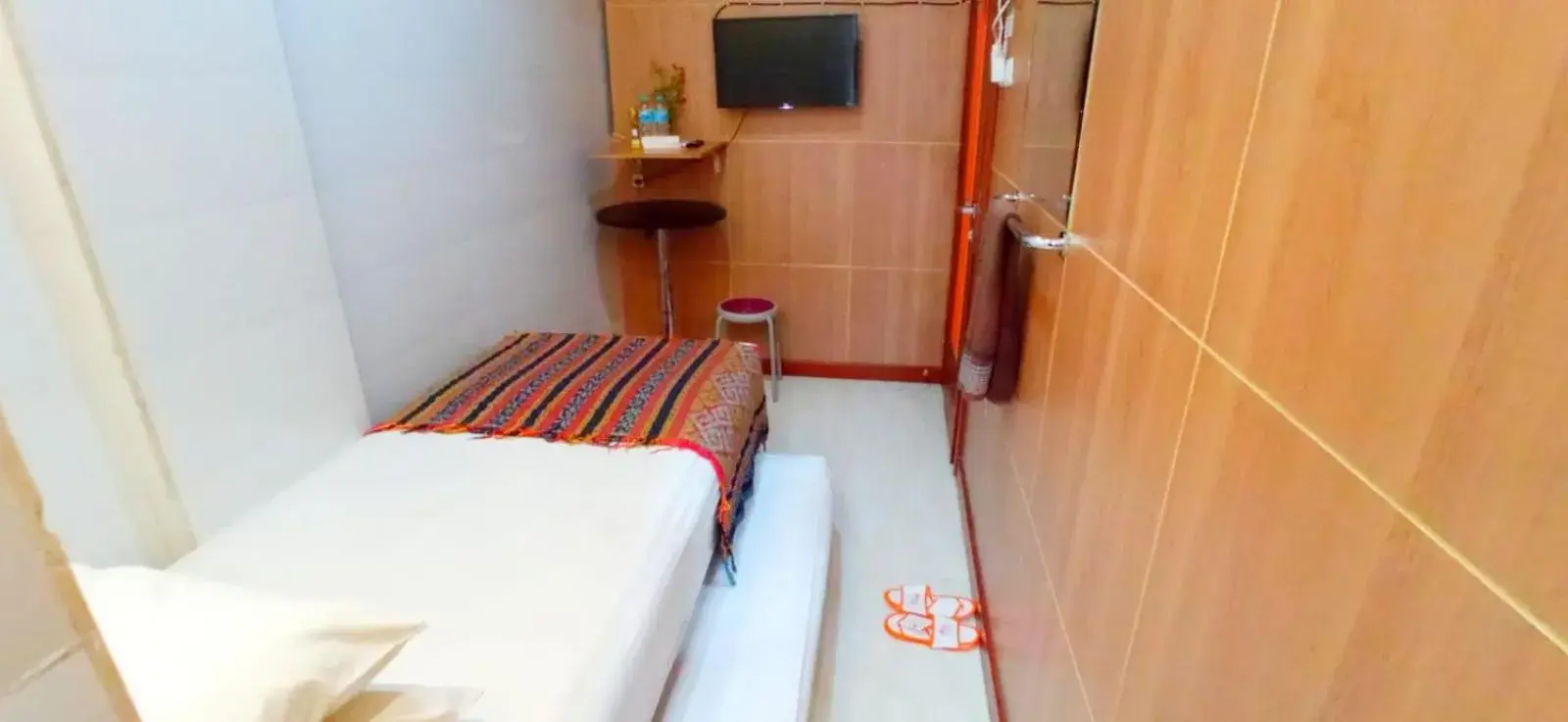 Bed in The Cabin Hotel Gandekan Bed in The Cabin Hotel Gandekan