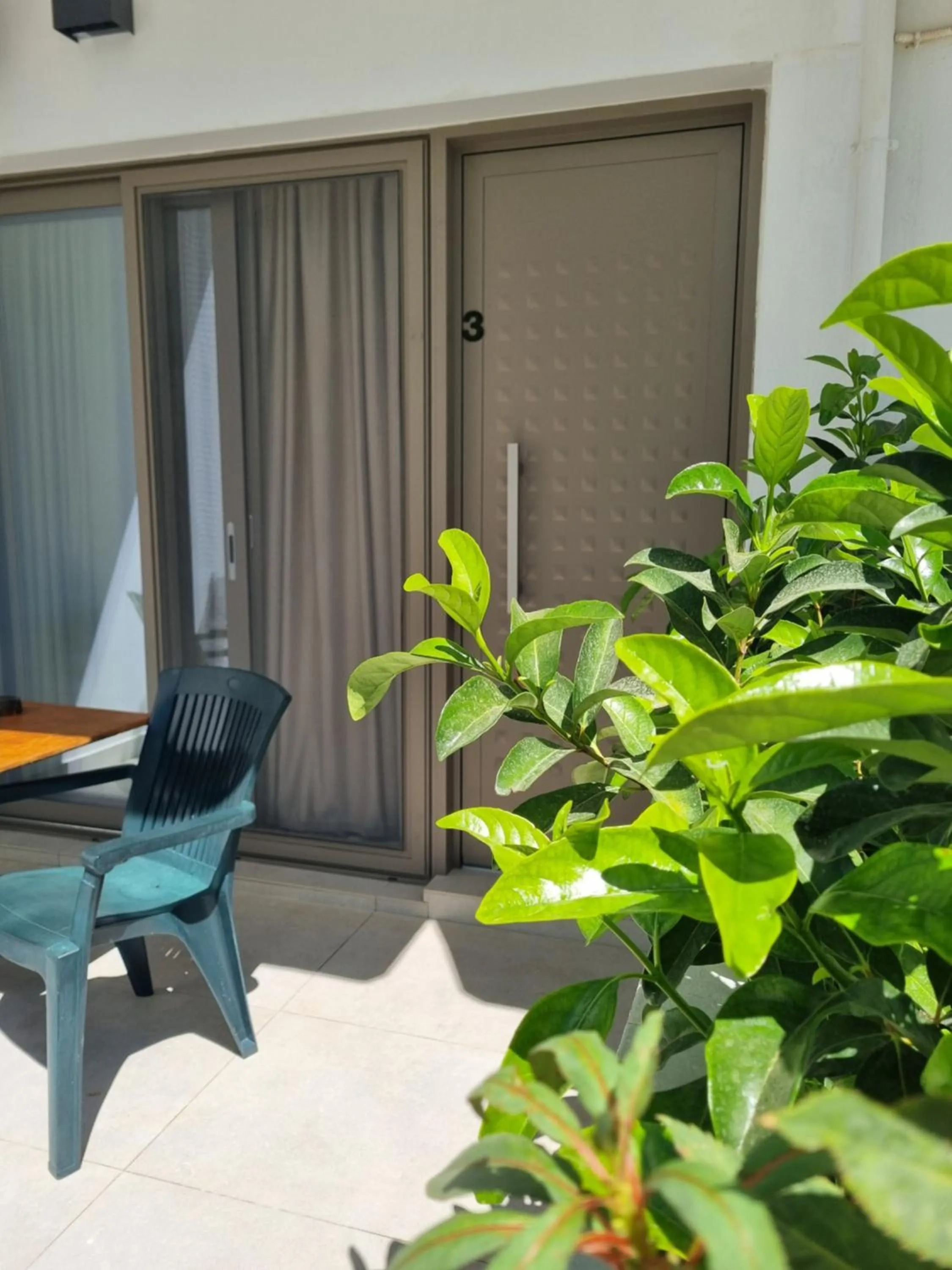 Balcony/Terrace in Leonidas Studios & Apartments