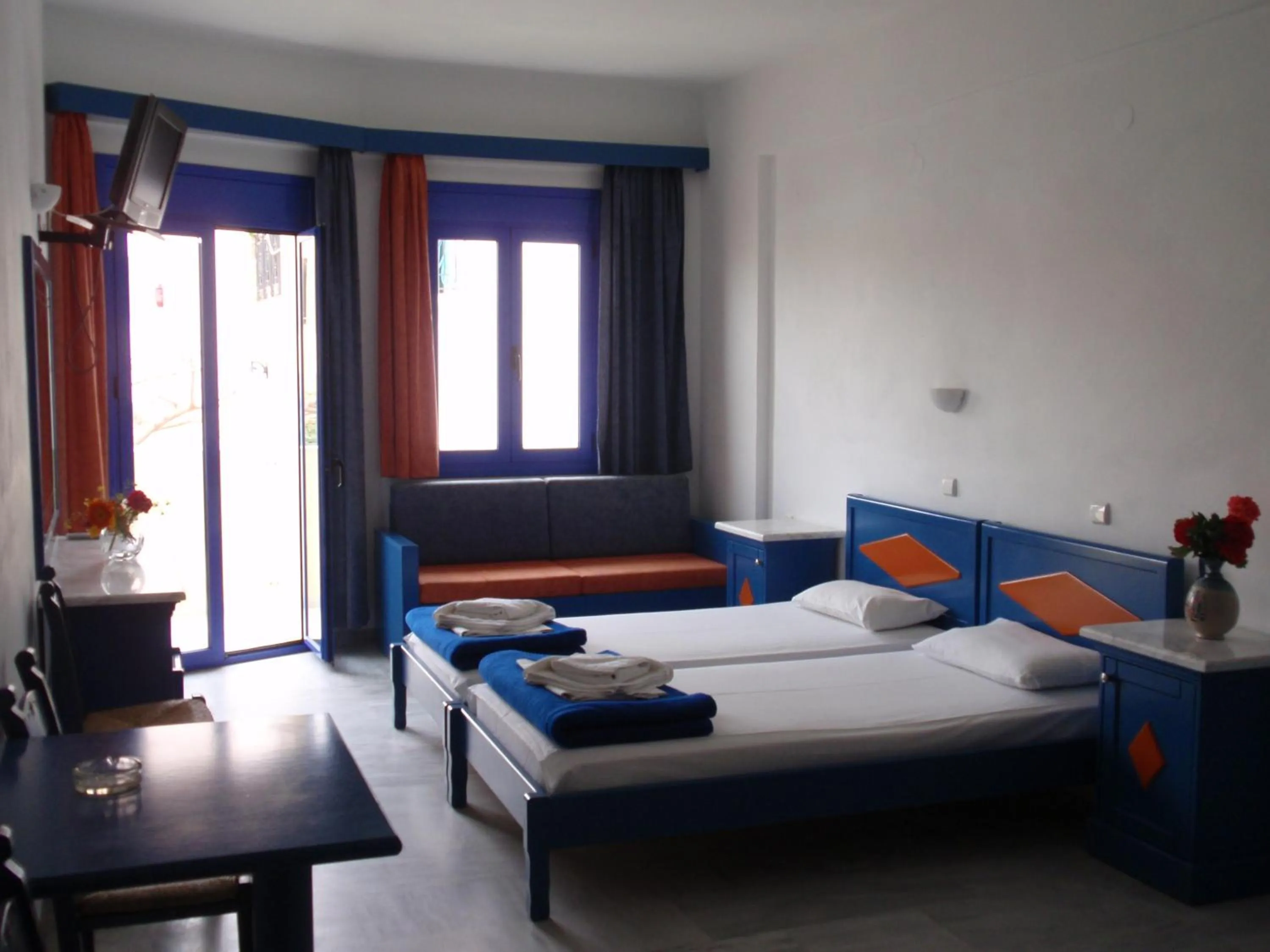 Bedroom, Bed in Leonidas Studios & Apartments