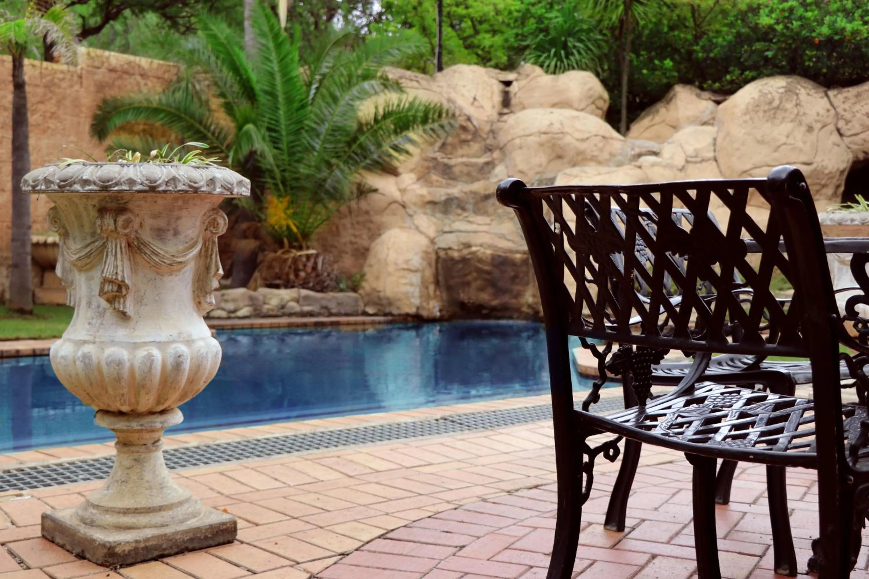 Pool view in Gold Reef City Theme Park Hotel