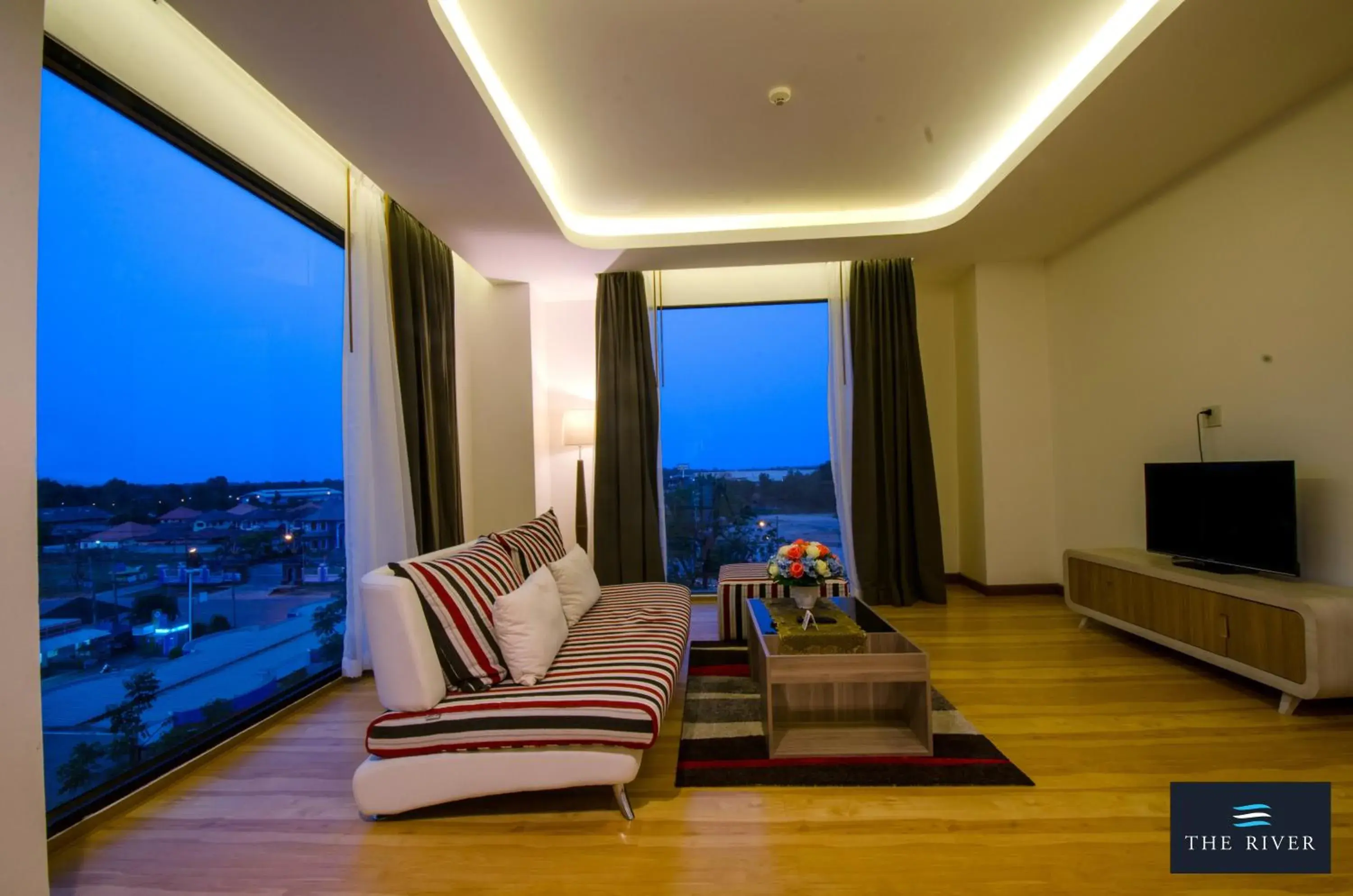 Living room in The River Hotel Living room in The River Hotel