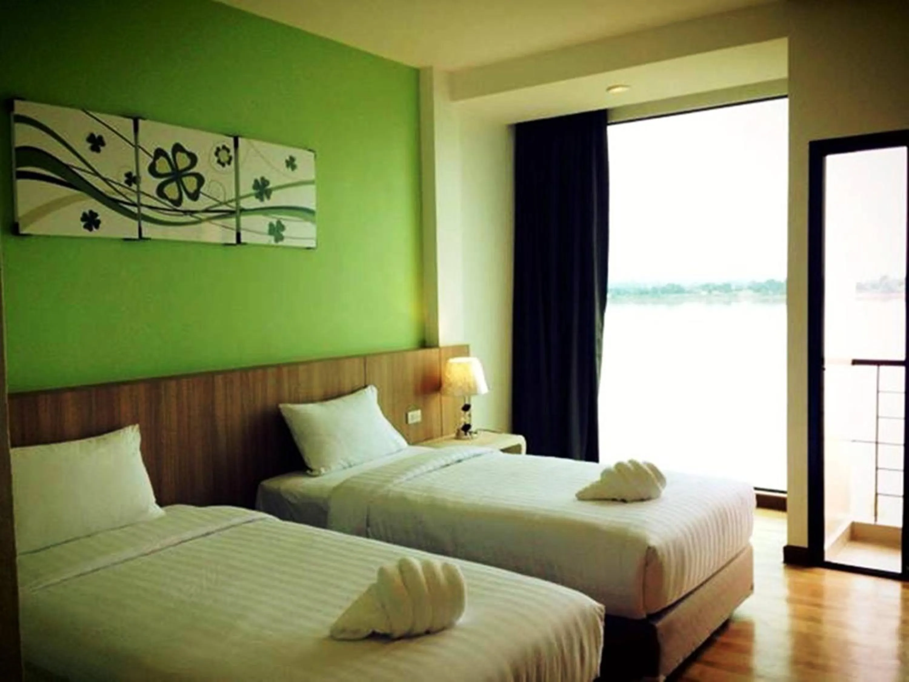 Bed in The River Hotel