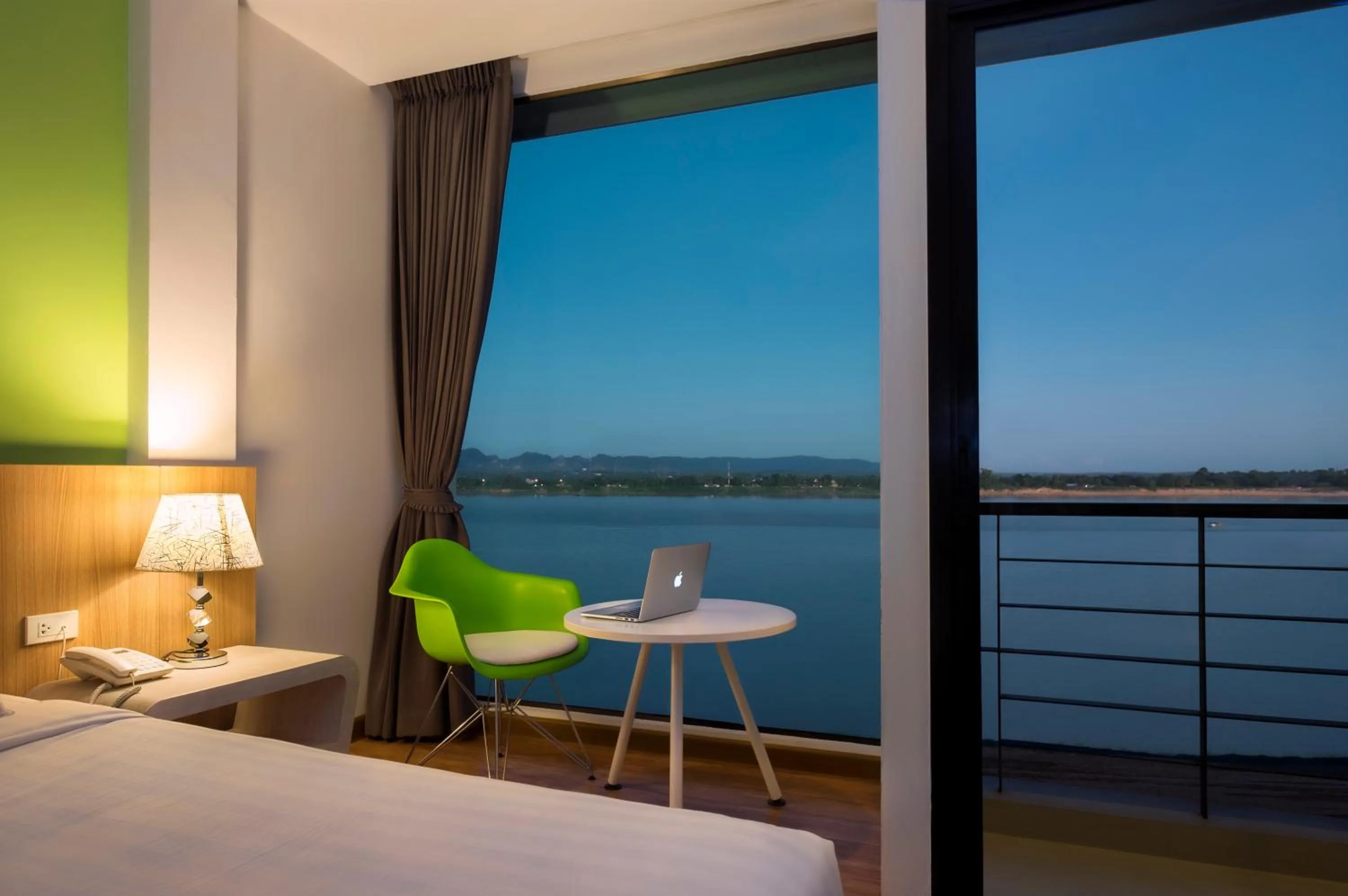 Decorative detail, Bed in The River Hotel