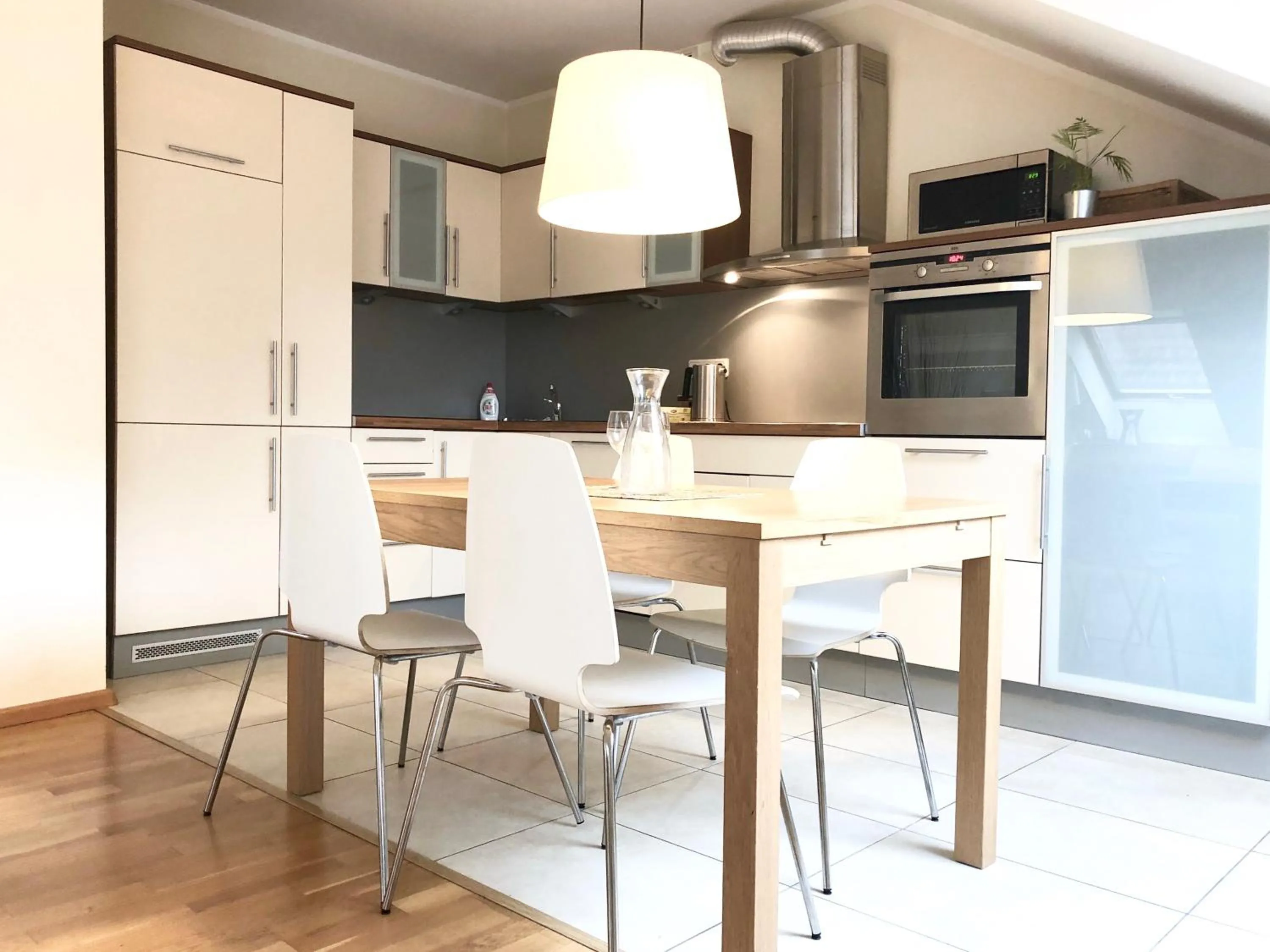 Kitchen or kitchenette in Vilnius Apartments & Suites – Old Town