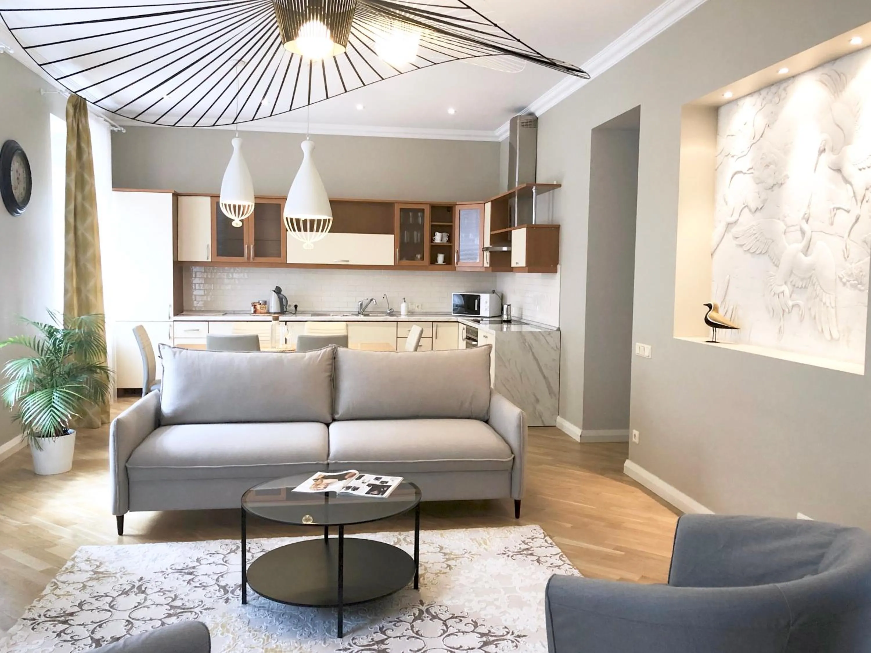 Kitchen or kitchenette in Vilnius Apartments & Suites – Old Town