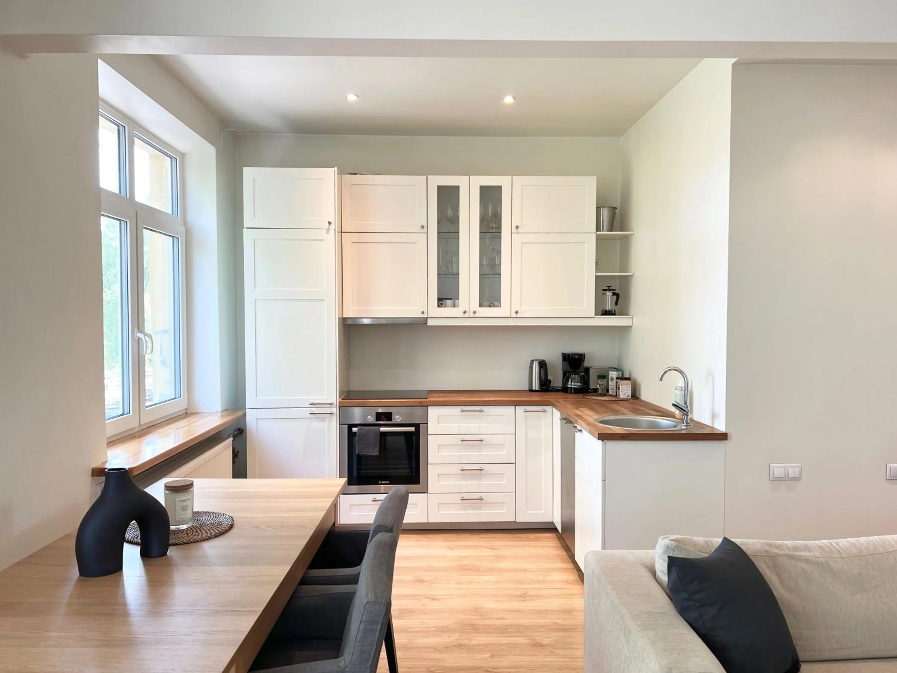 Kitchen or kitchenette in Vilnius Apartments & Suites – Old Town