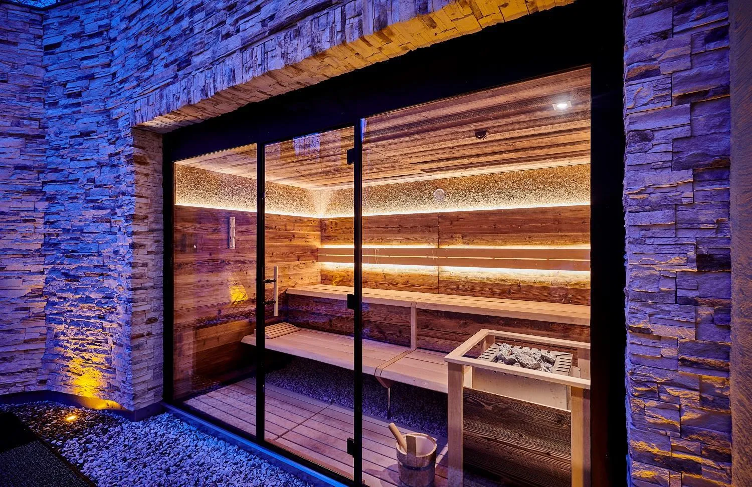 Sauna in Posthotel Rattenberg