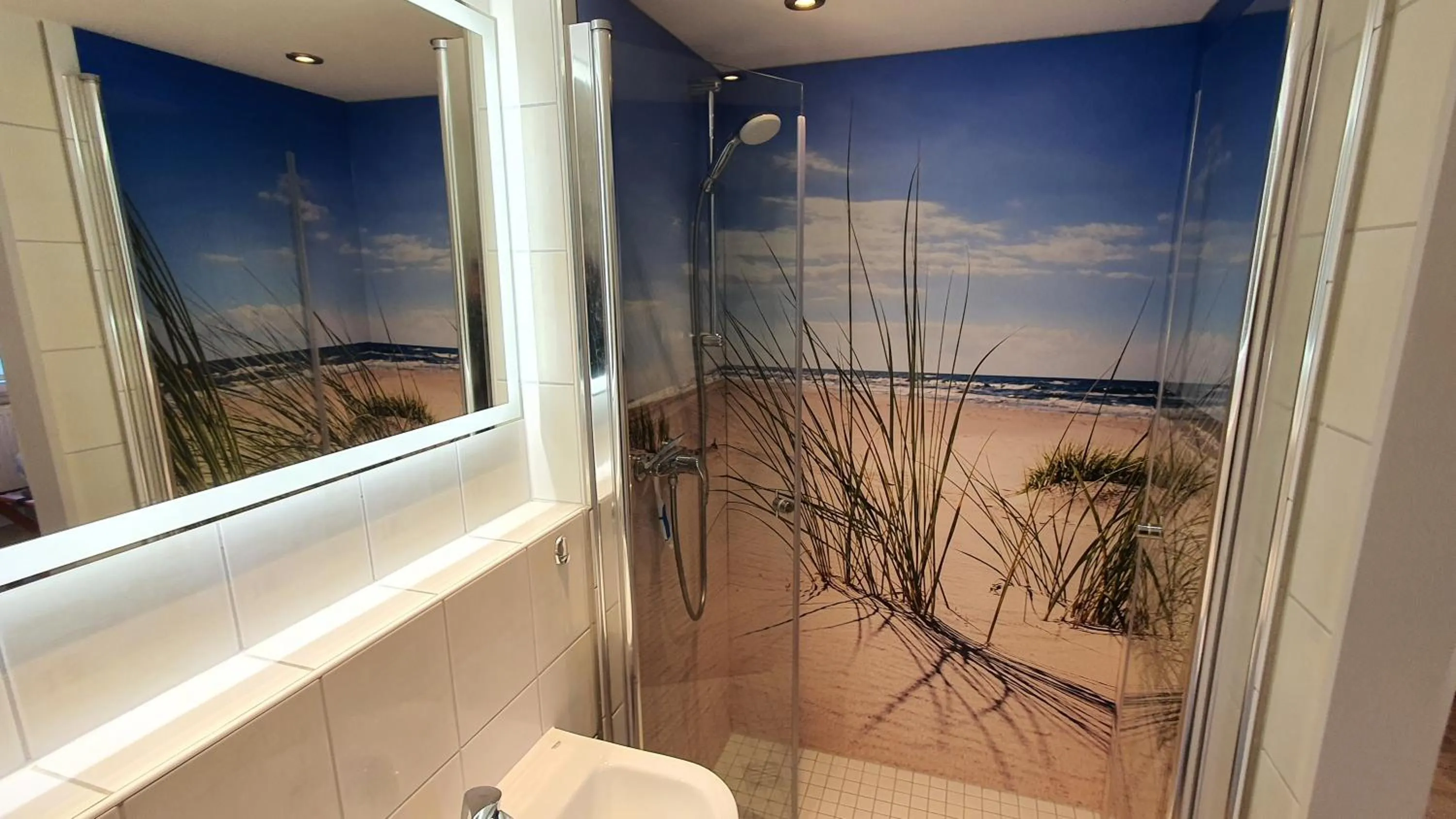 Shower in Appartement Vermietung Brunner