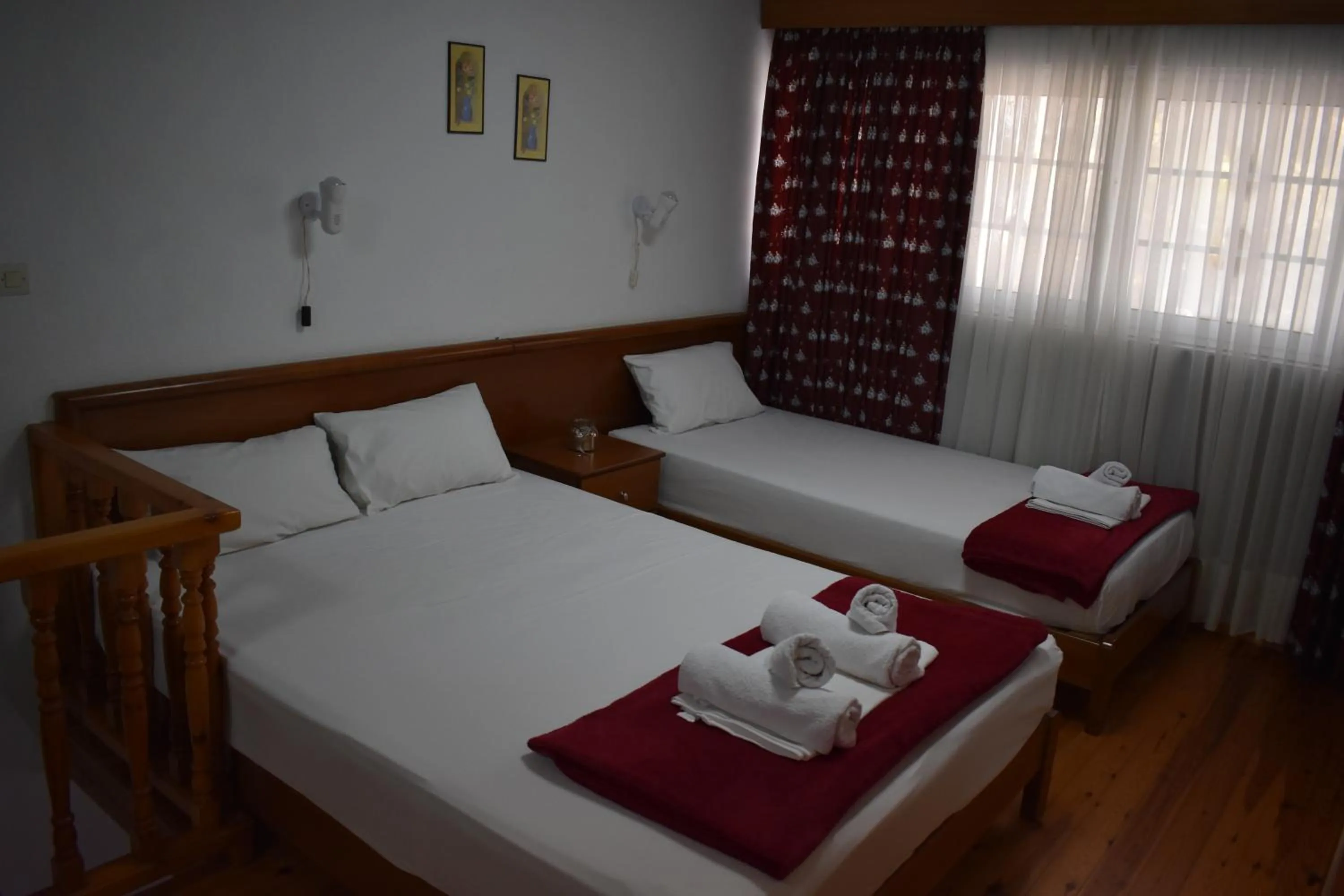 Bed in Galanis Studios and Apartments