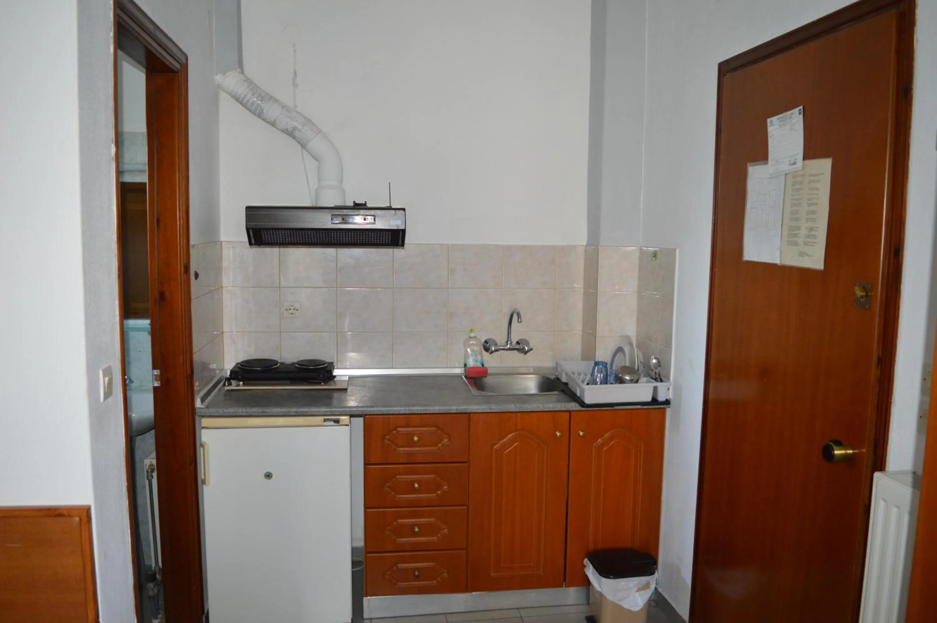 Kitchen or kitchenette in Galanis Studios and Apartments