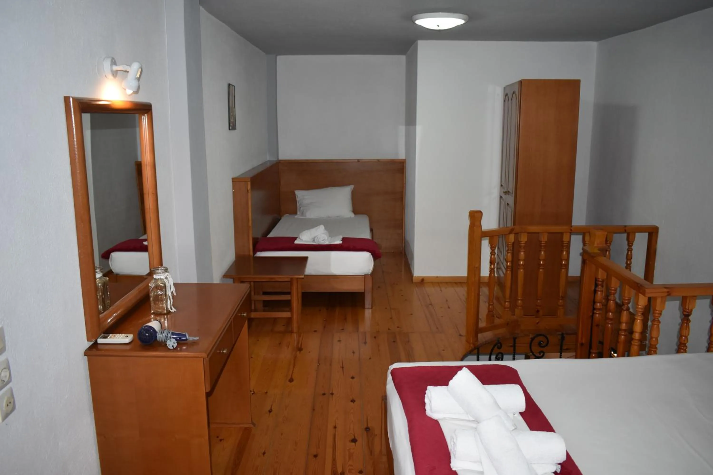 Bed in Galanis Studios and Apartments