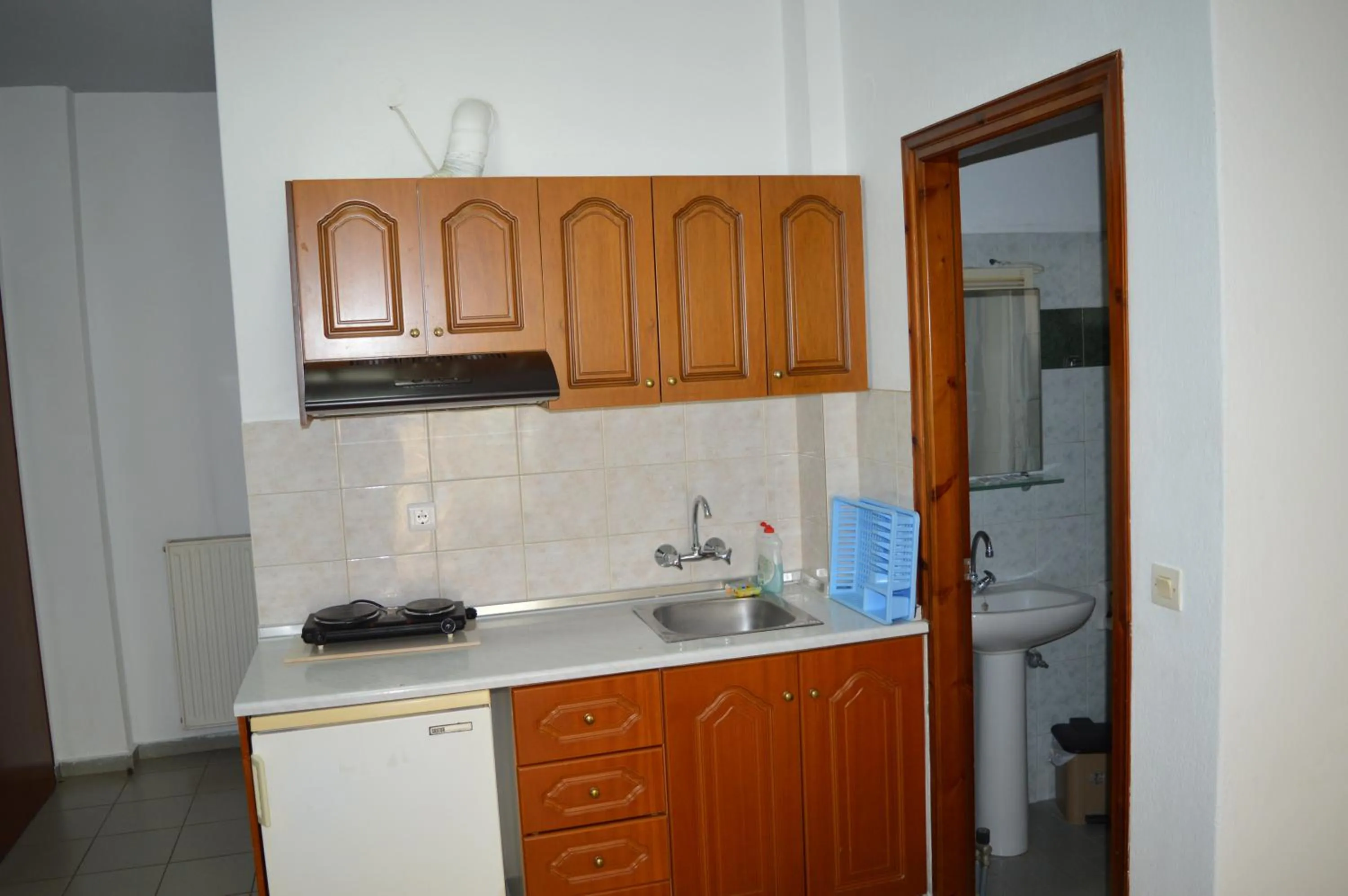 Kitchen or kitchenette in Galanis Studios and Apartments
