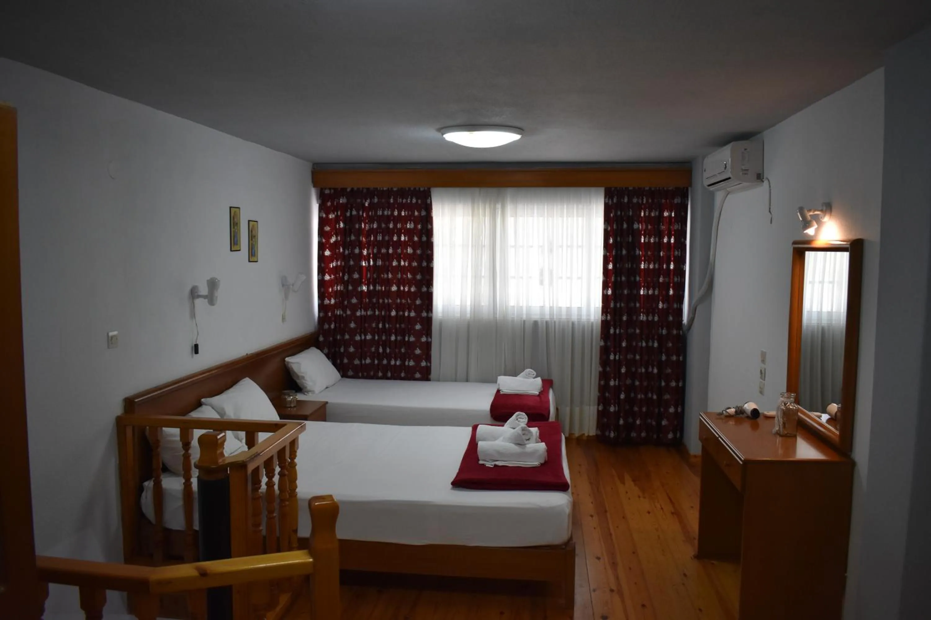 Bed in Galanis Studios and Apartments