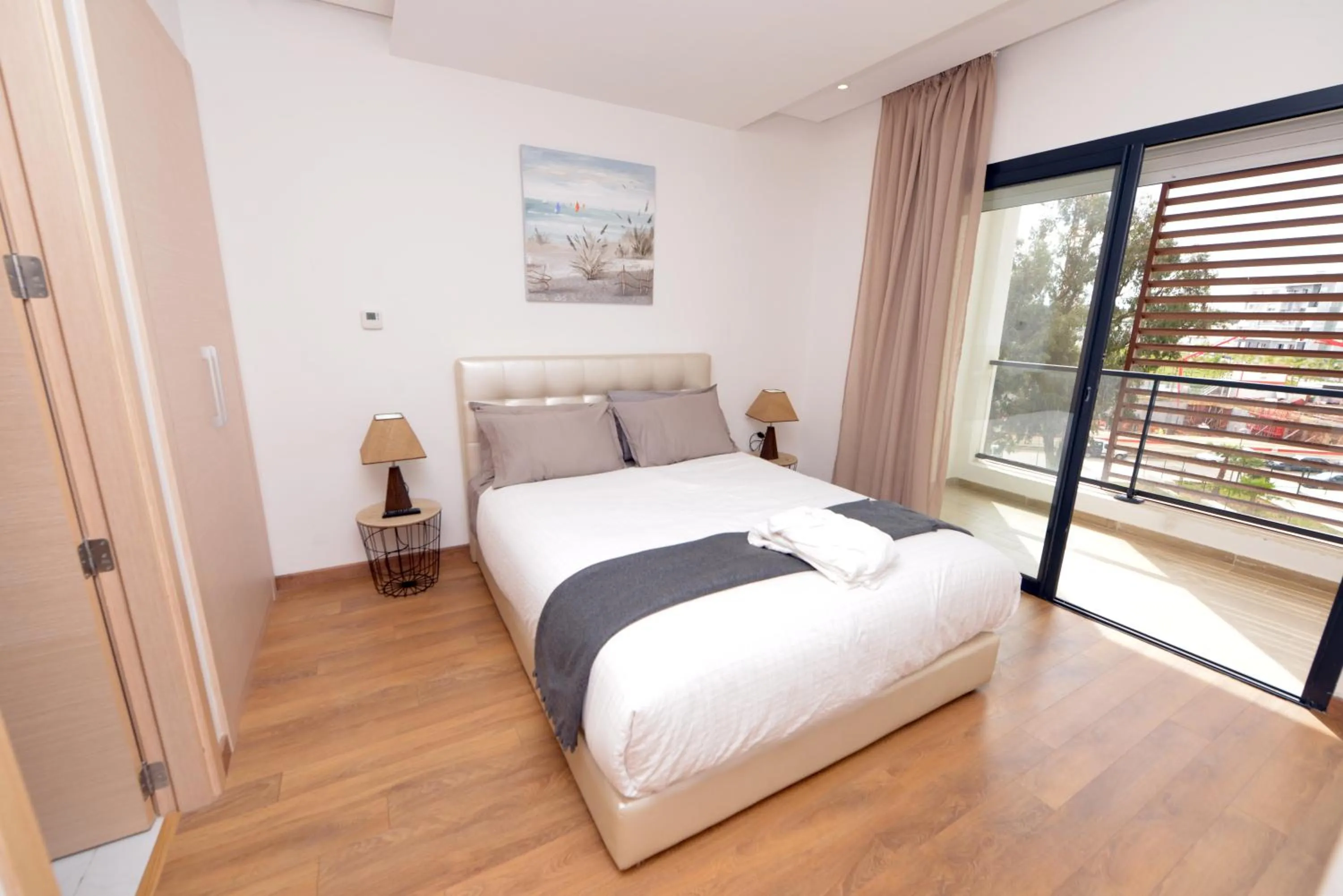 Bed in Prestigia Rabat Hay Riad Premium Apartments près stade foot My abdellah