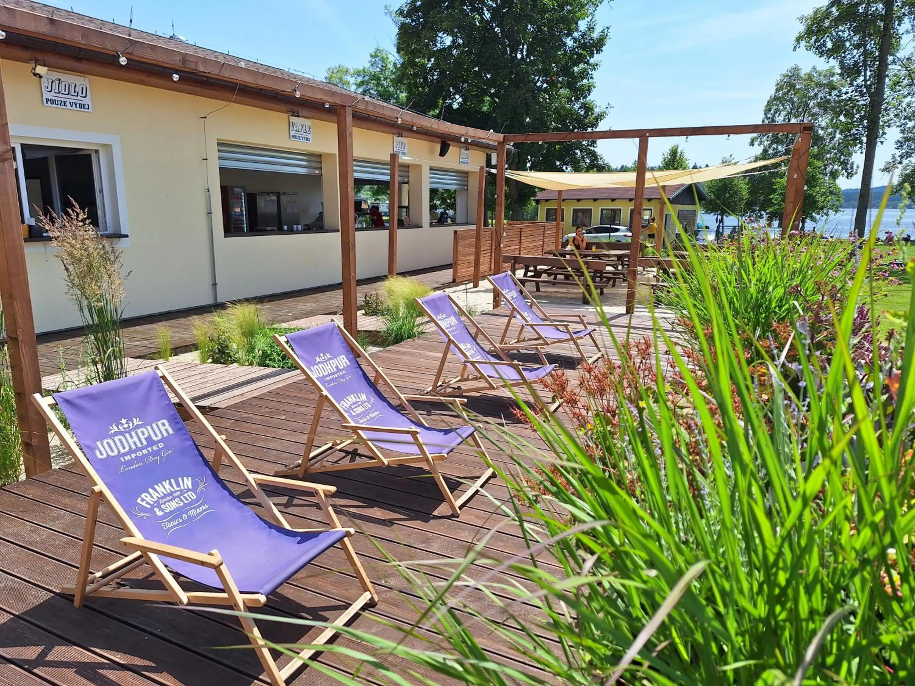 Garden in Hotel Na Pláži