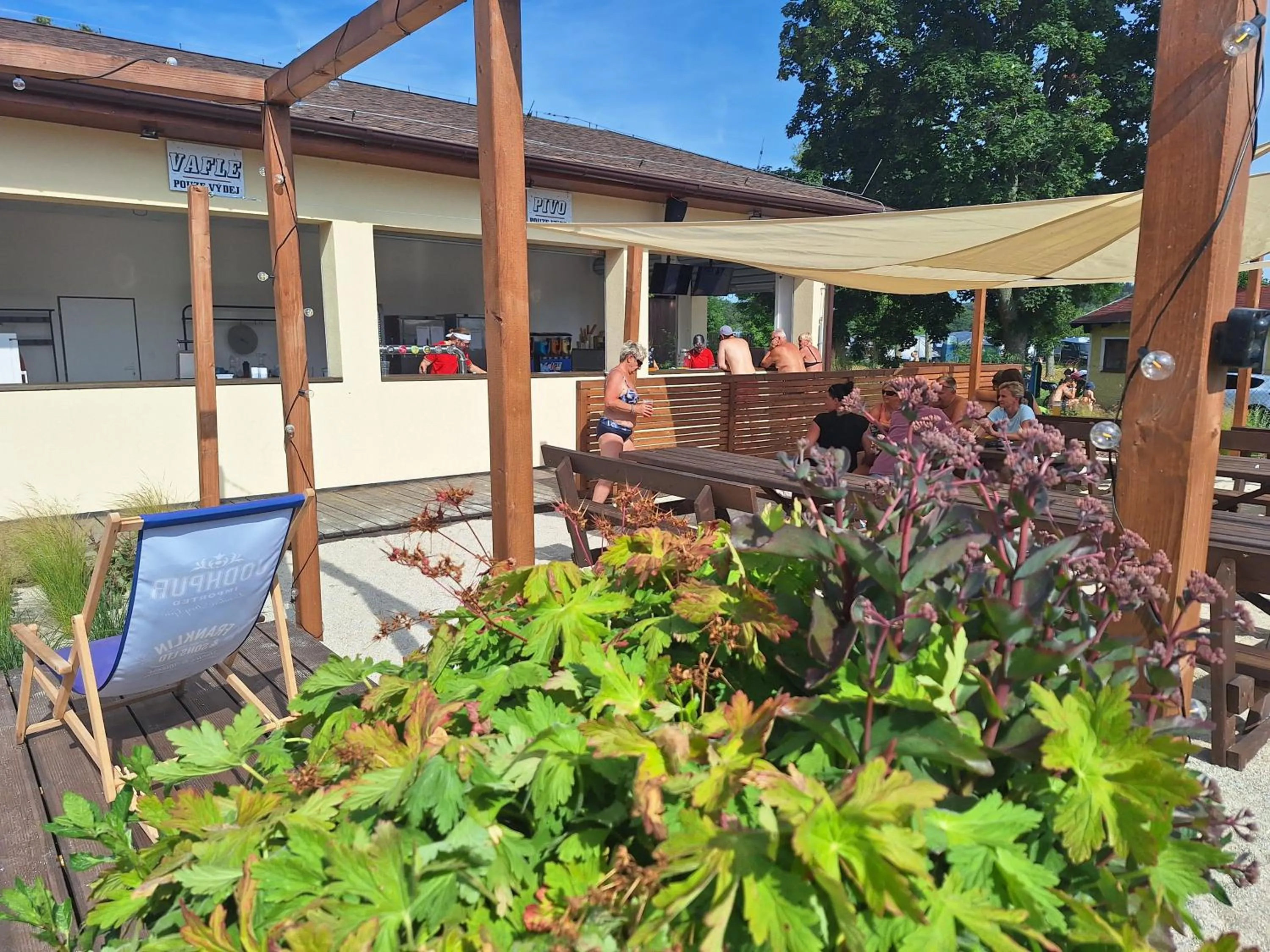 Garden in Hotel Na Pláži